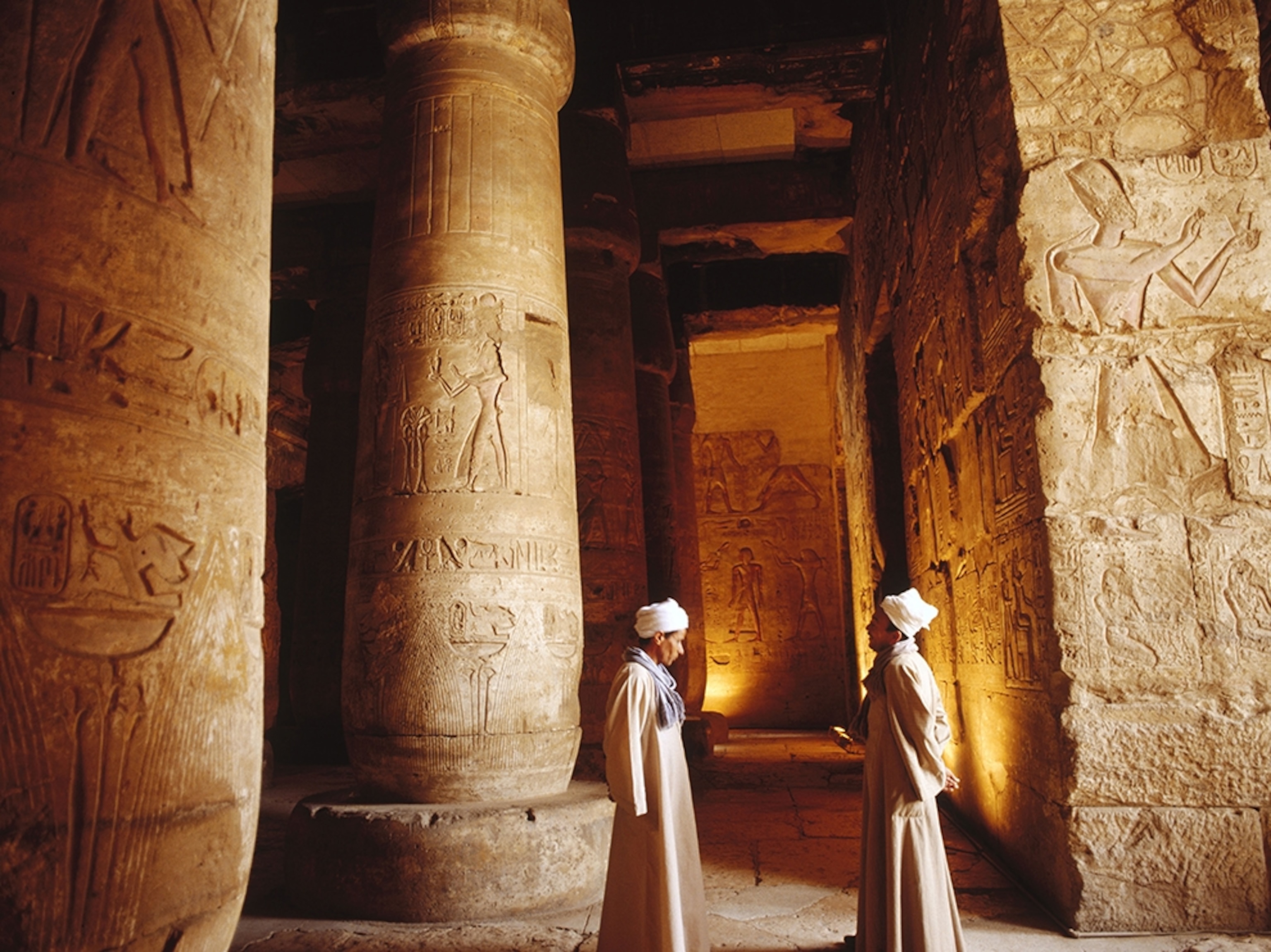 the Great Temple of Abydos in Egypt
