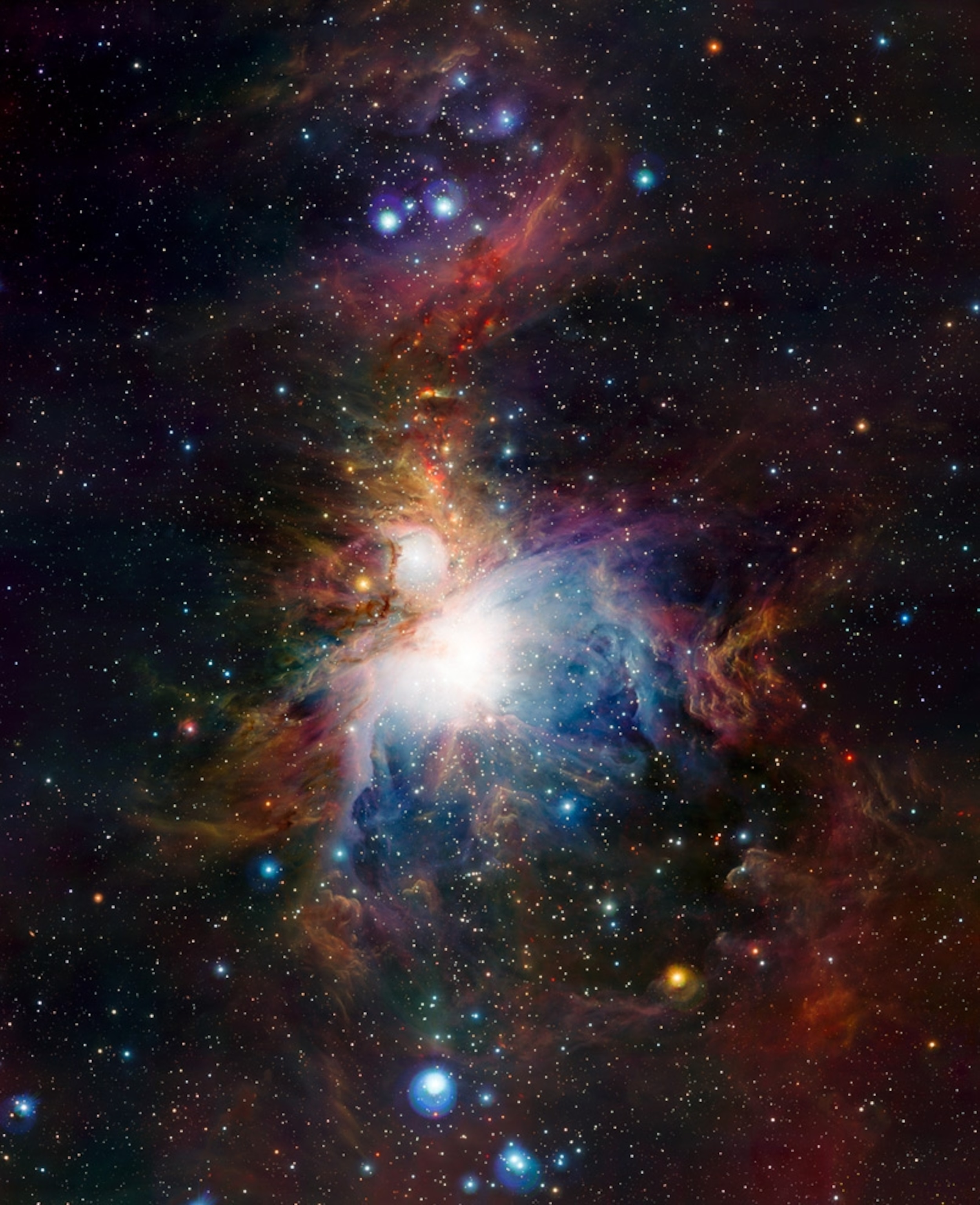 A new picture of the Orion Nebula reveals active star birth
