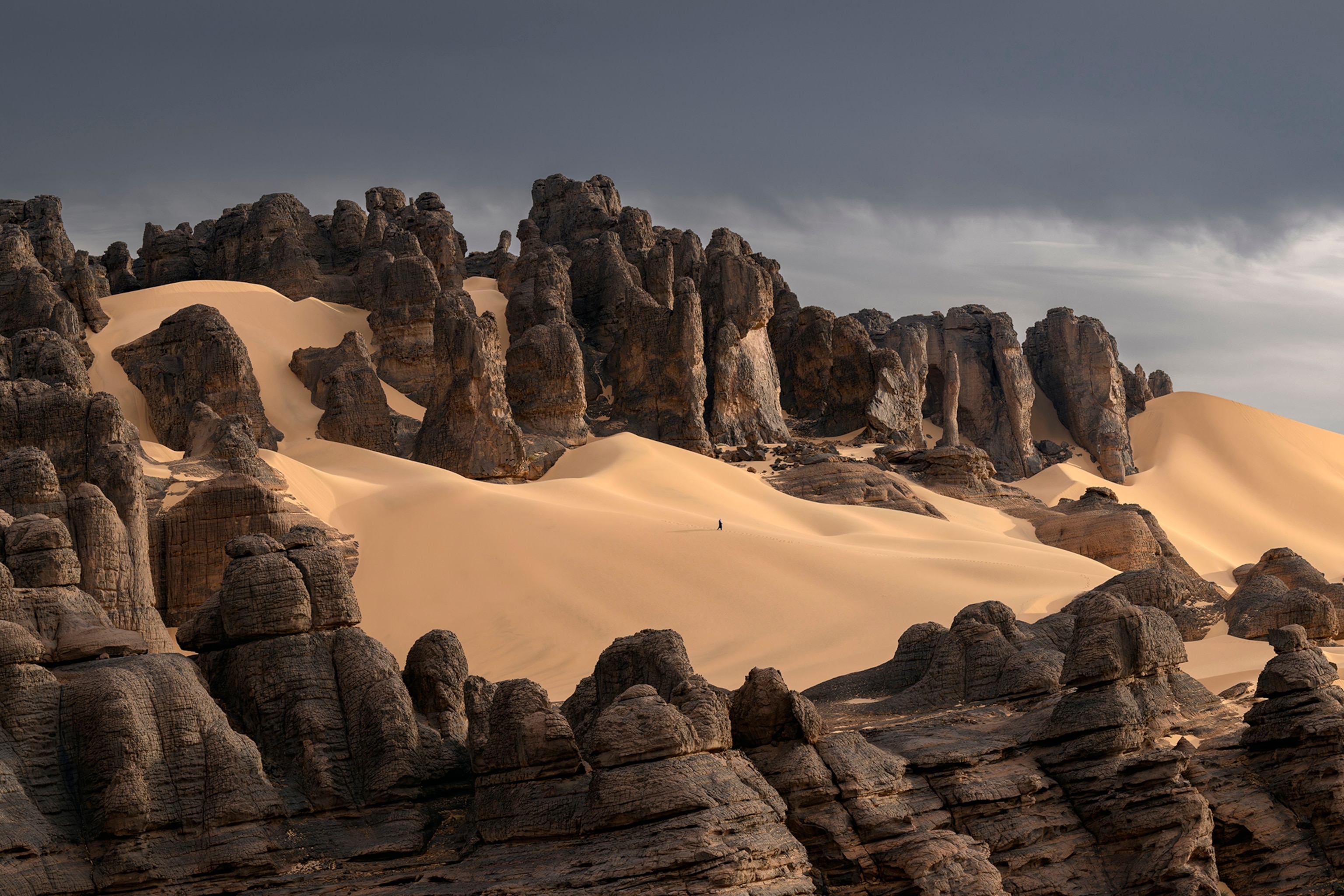sand dunes in a desert