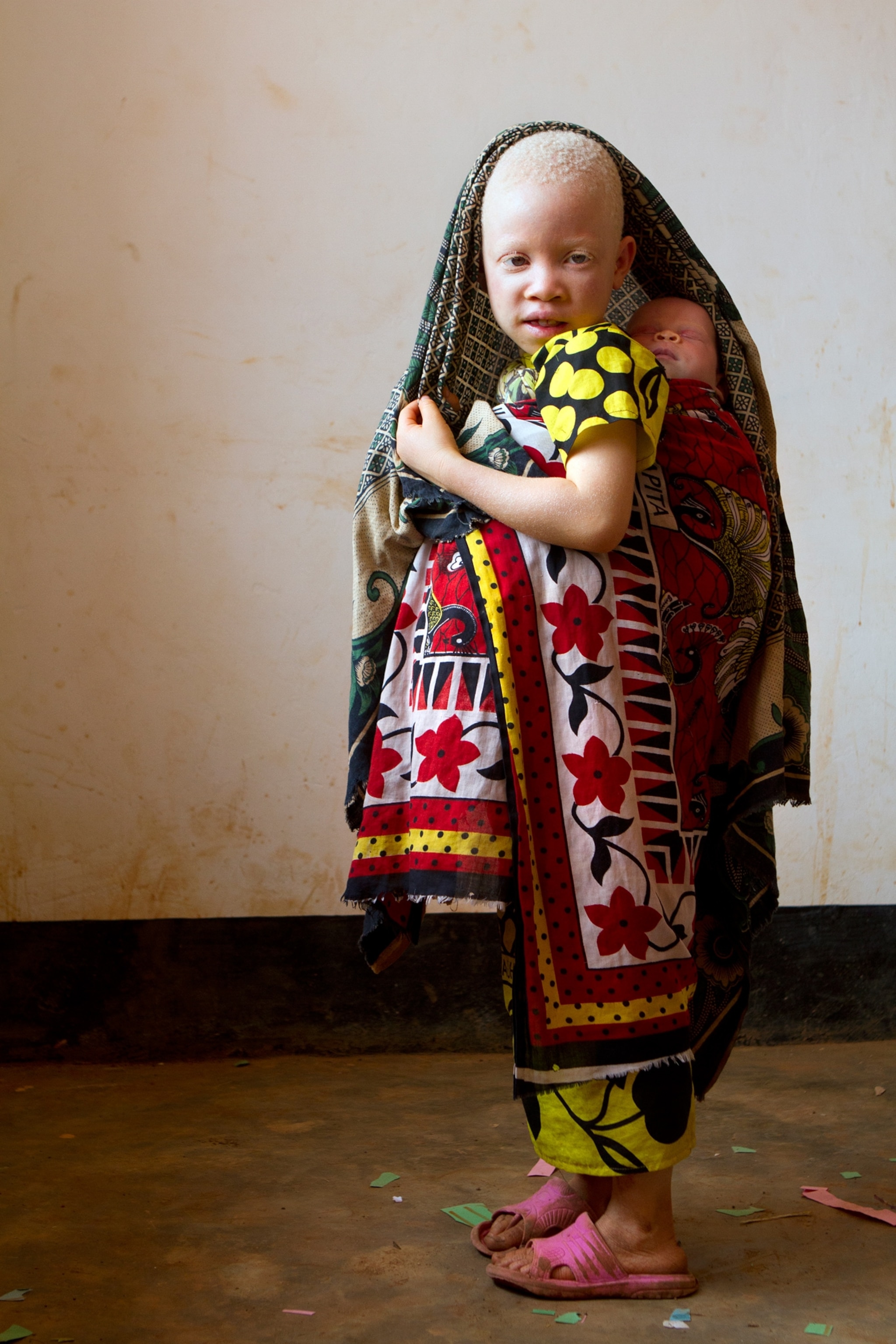 two young girls at Kabanga Protectorate Center, Tanzania
