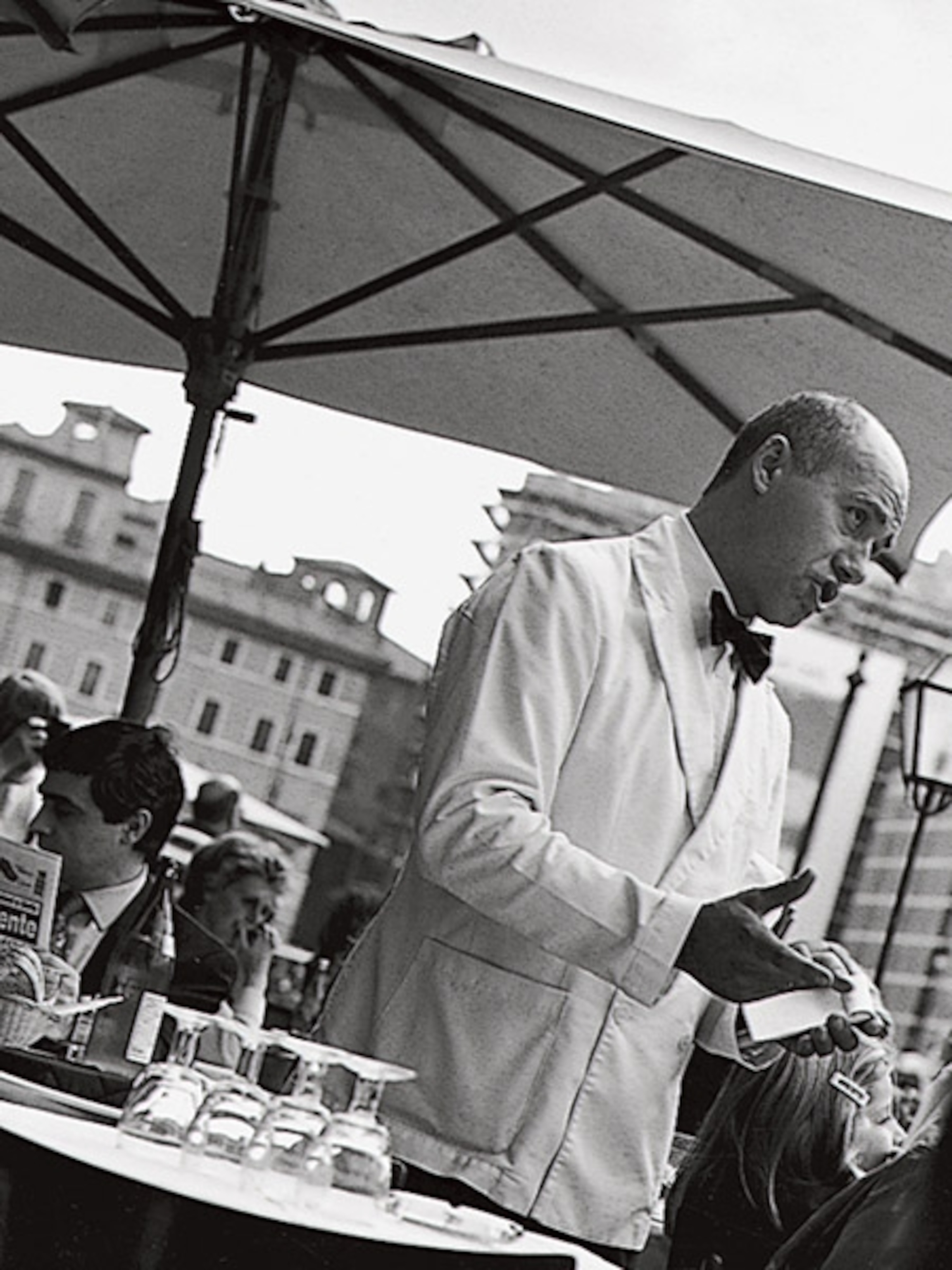 Waiter at Piazza Navona restaurant