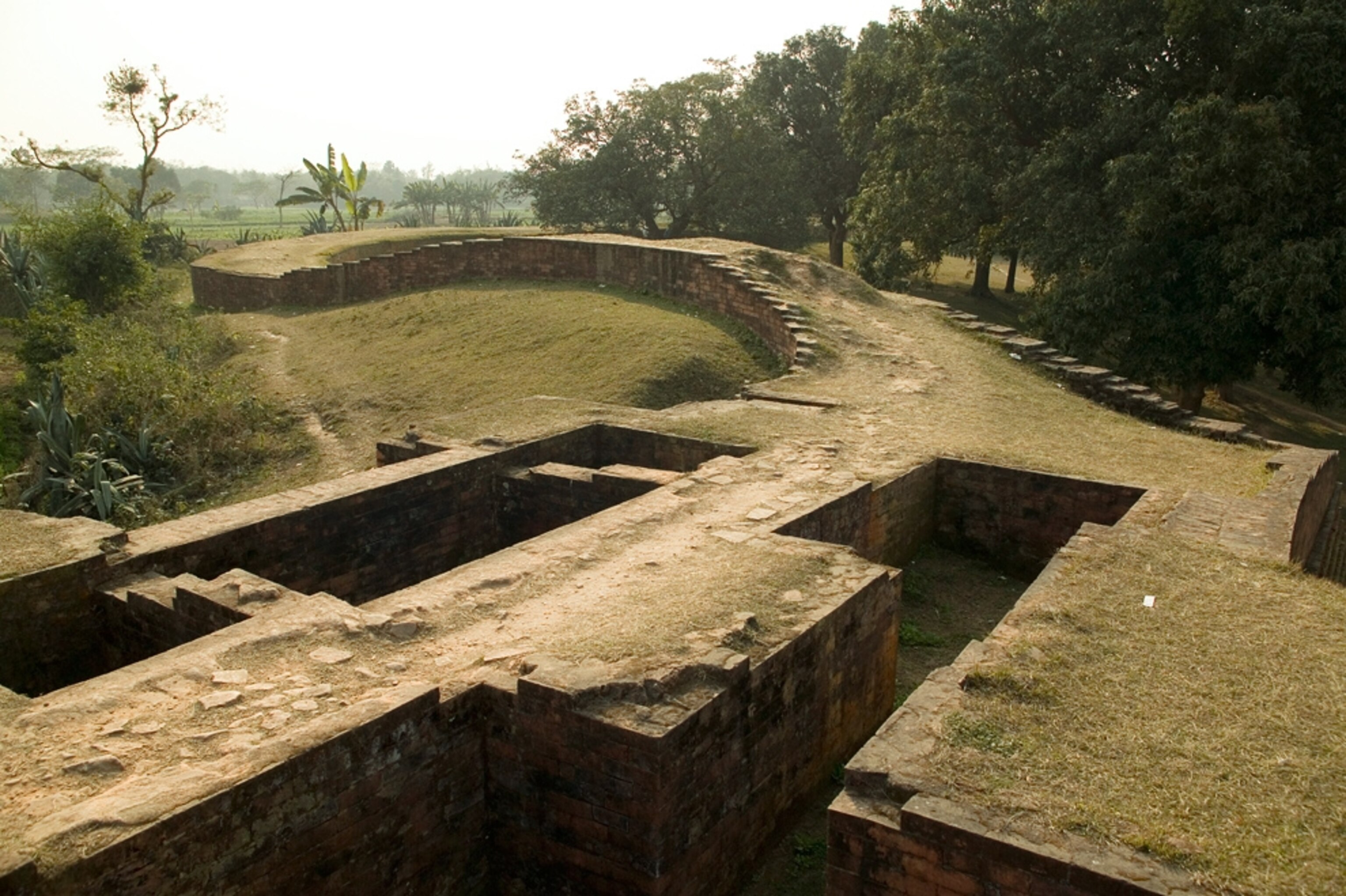Picture of ruins in Mahasthangarh, Bangladesh.
