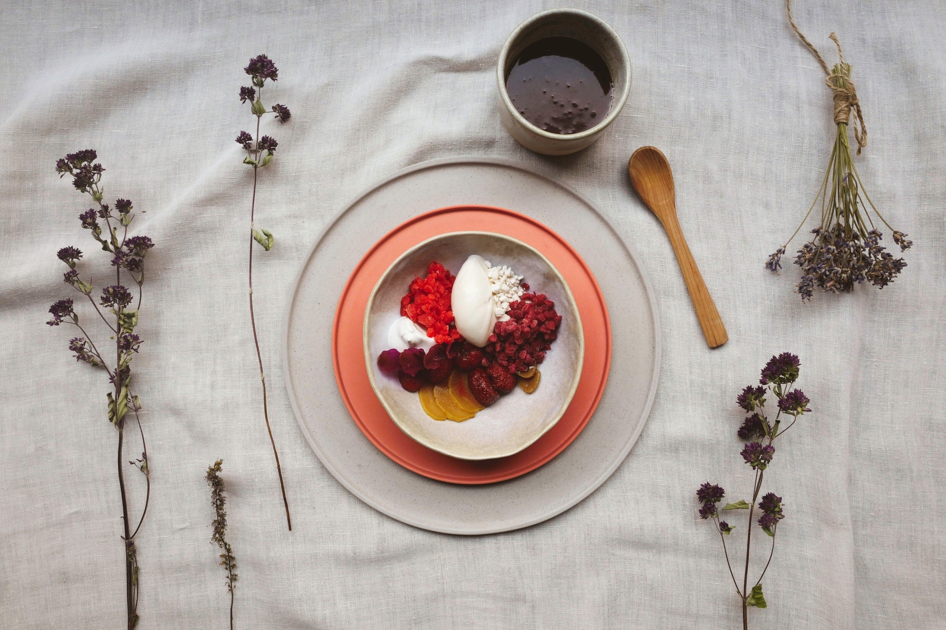 Vegan dish served at Gron.