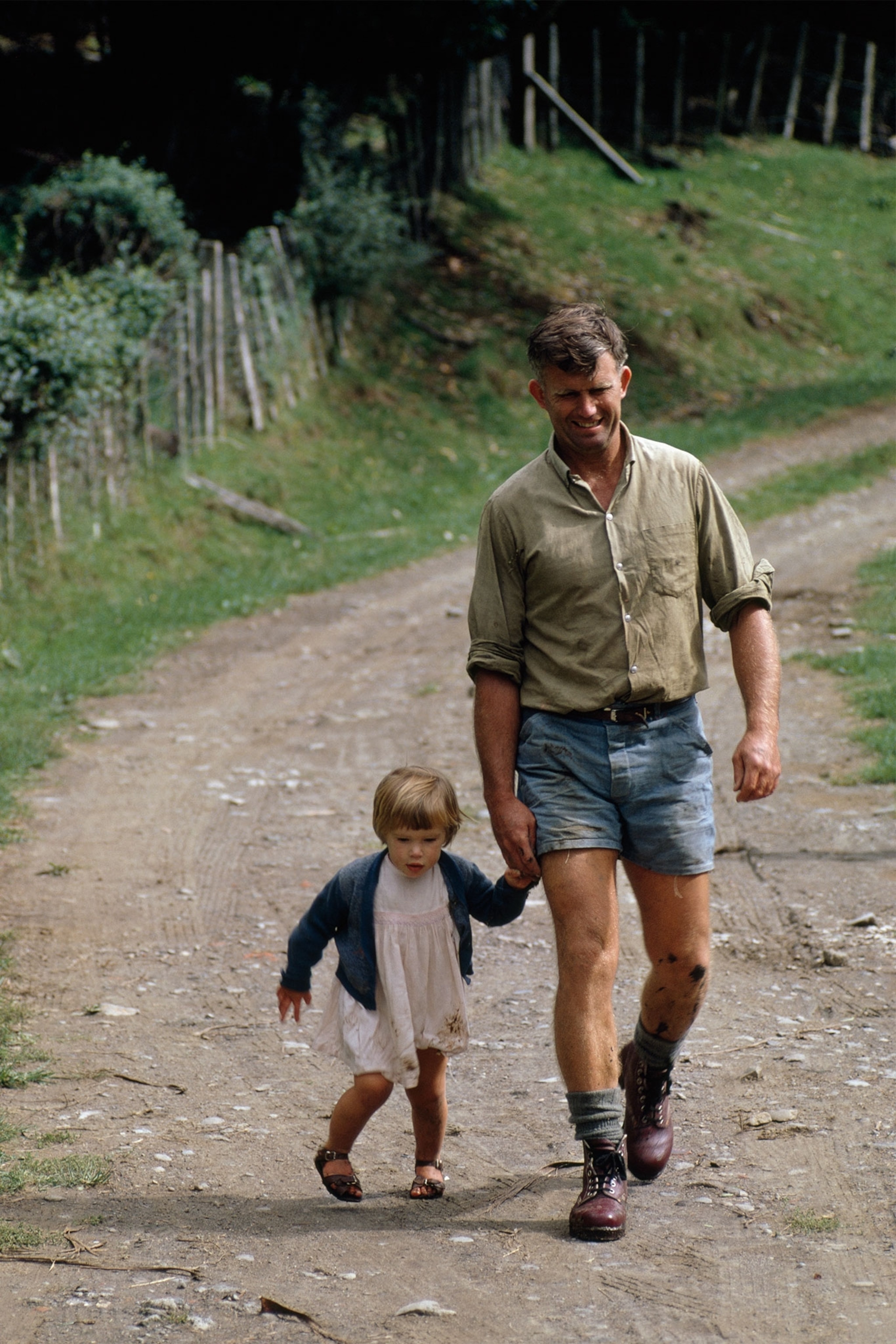 a father and child in New Zealand
