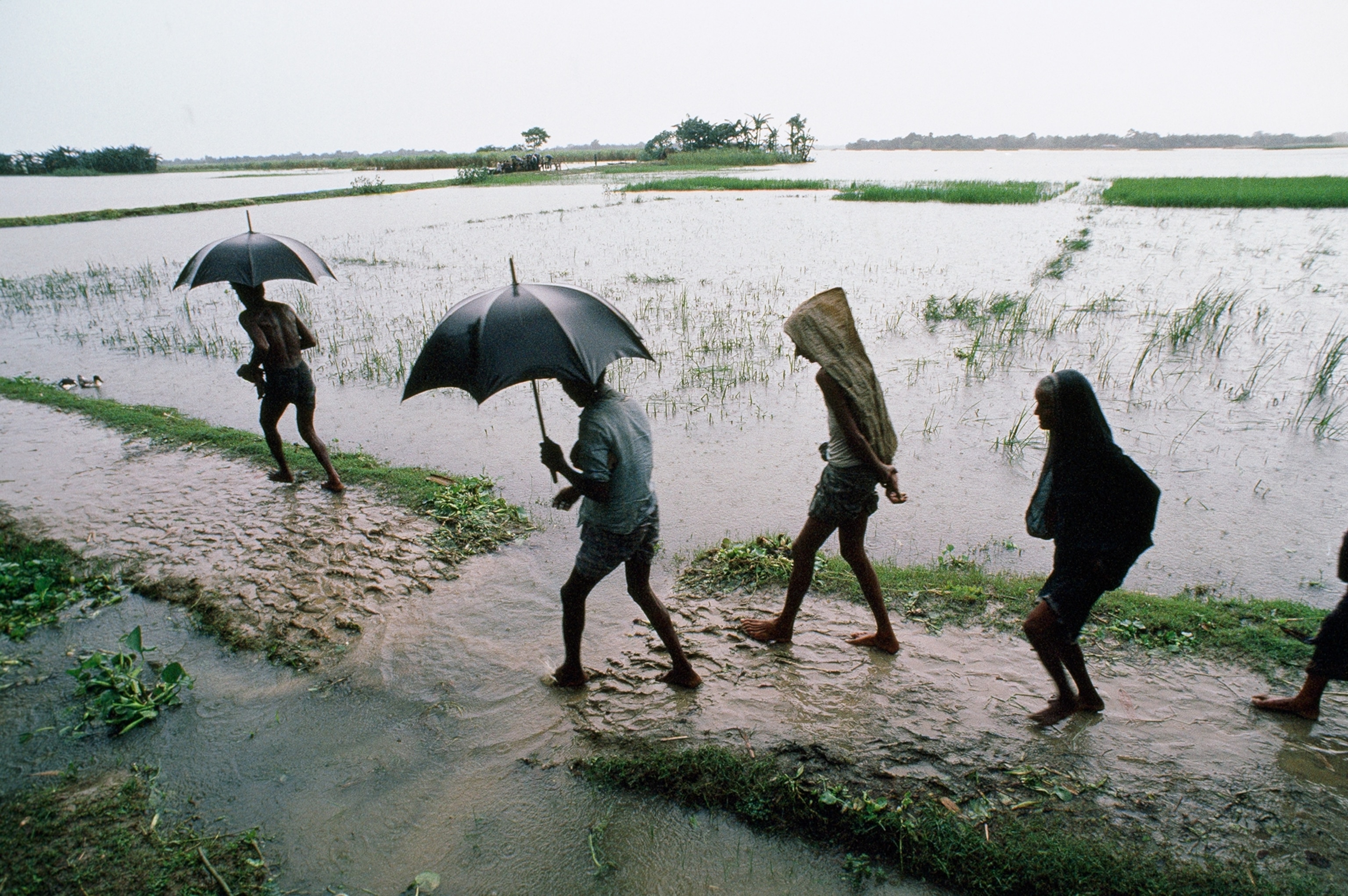 a woman in Brazil participating in the People's Climate March