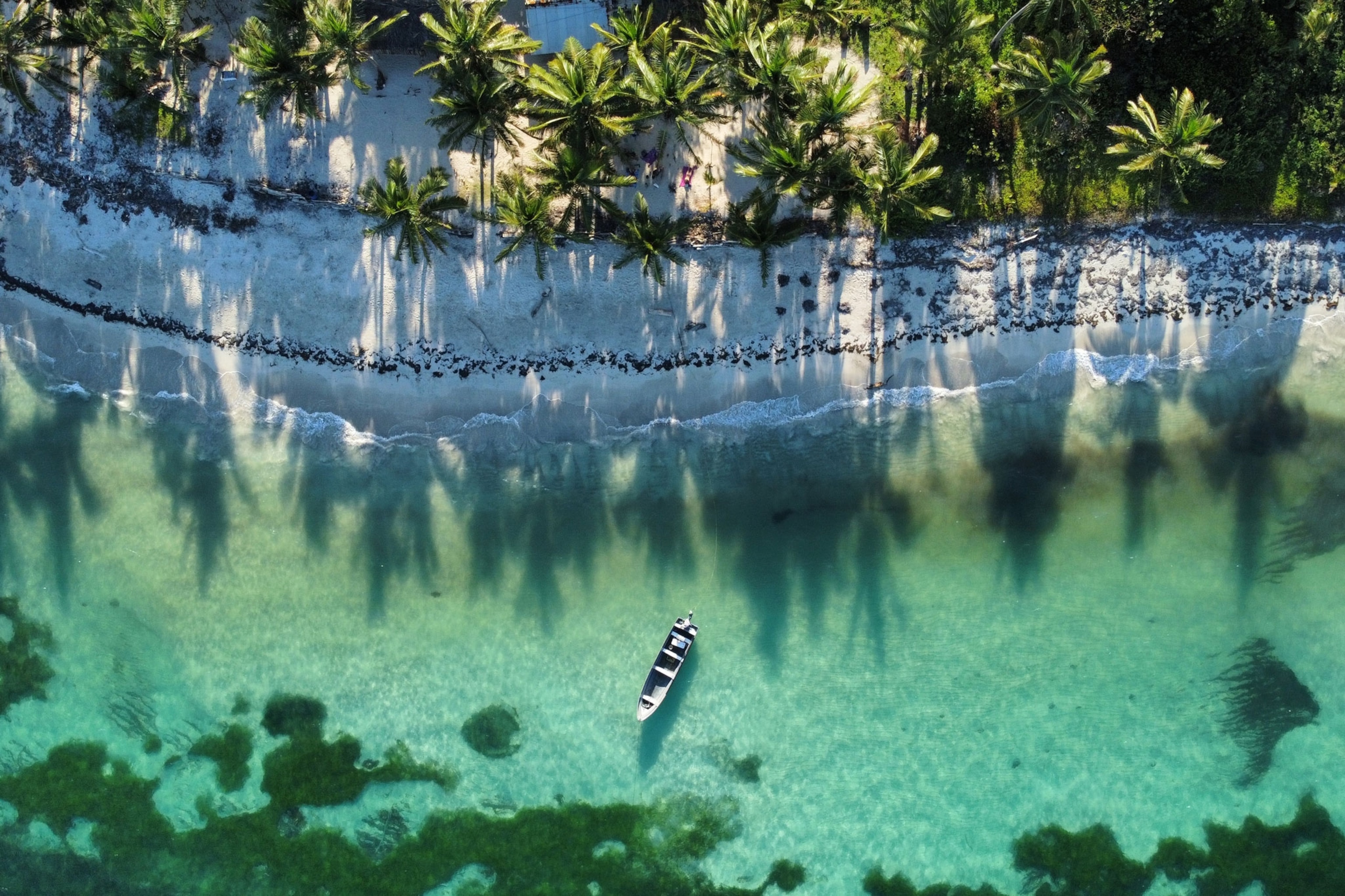 Aerial view of Nicaragua's corn Islands