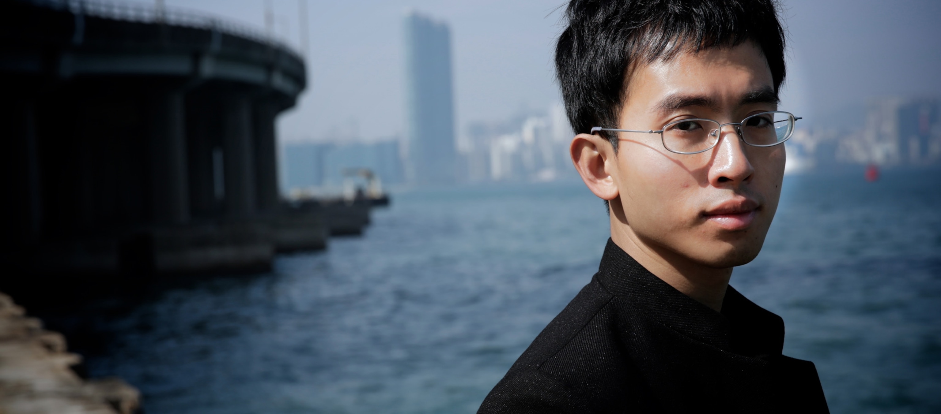 Hongxiang Huang in a still from The Ivory Game documentary