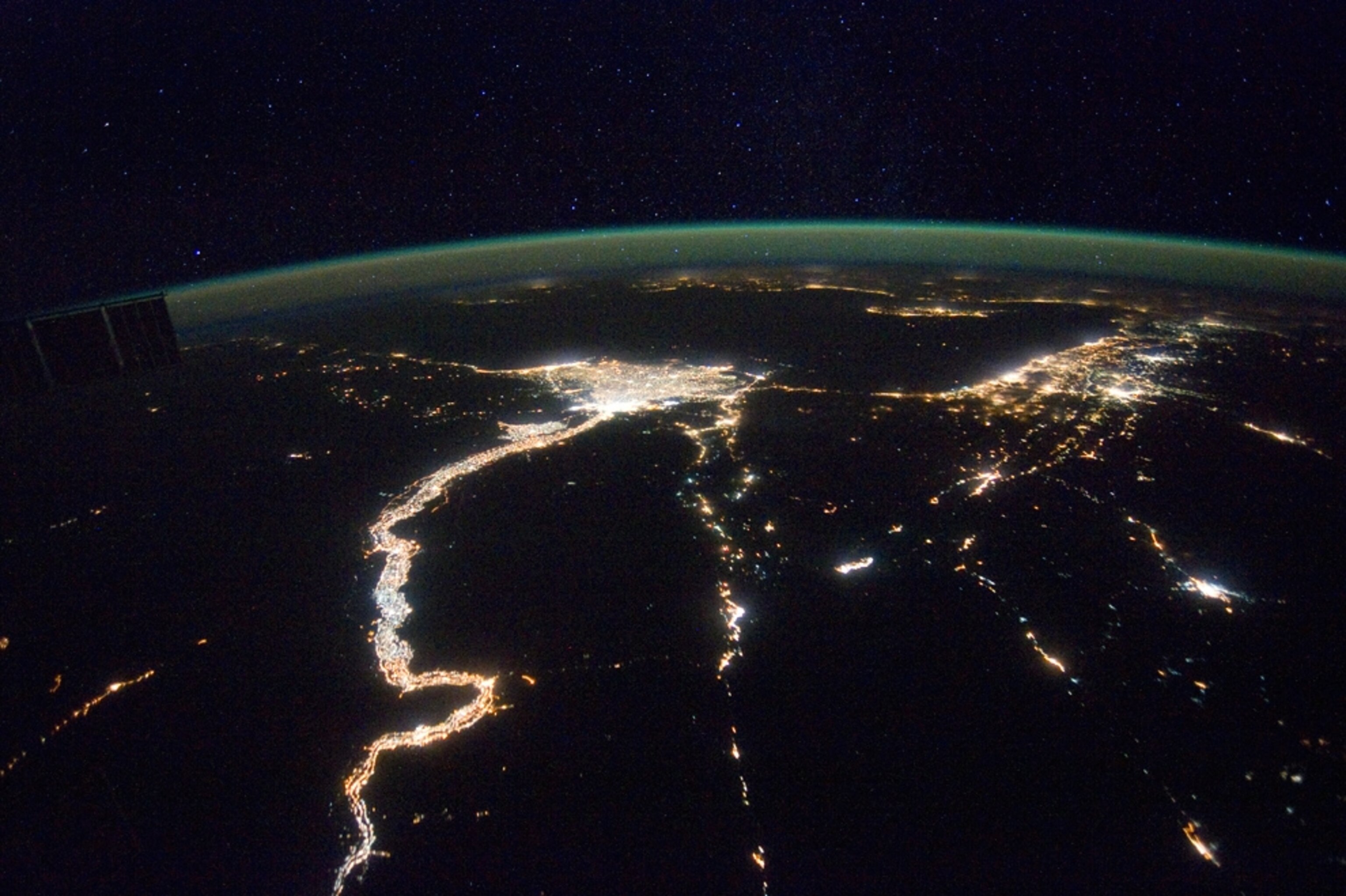 Night-sky picture: the Mediterranean at night, one of the week's best space pictures