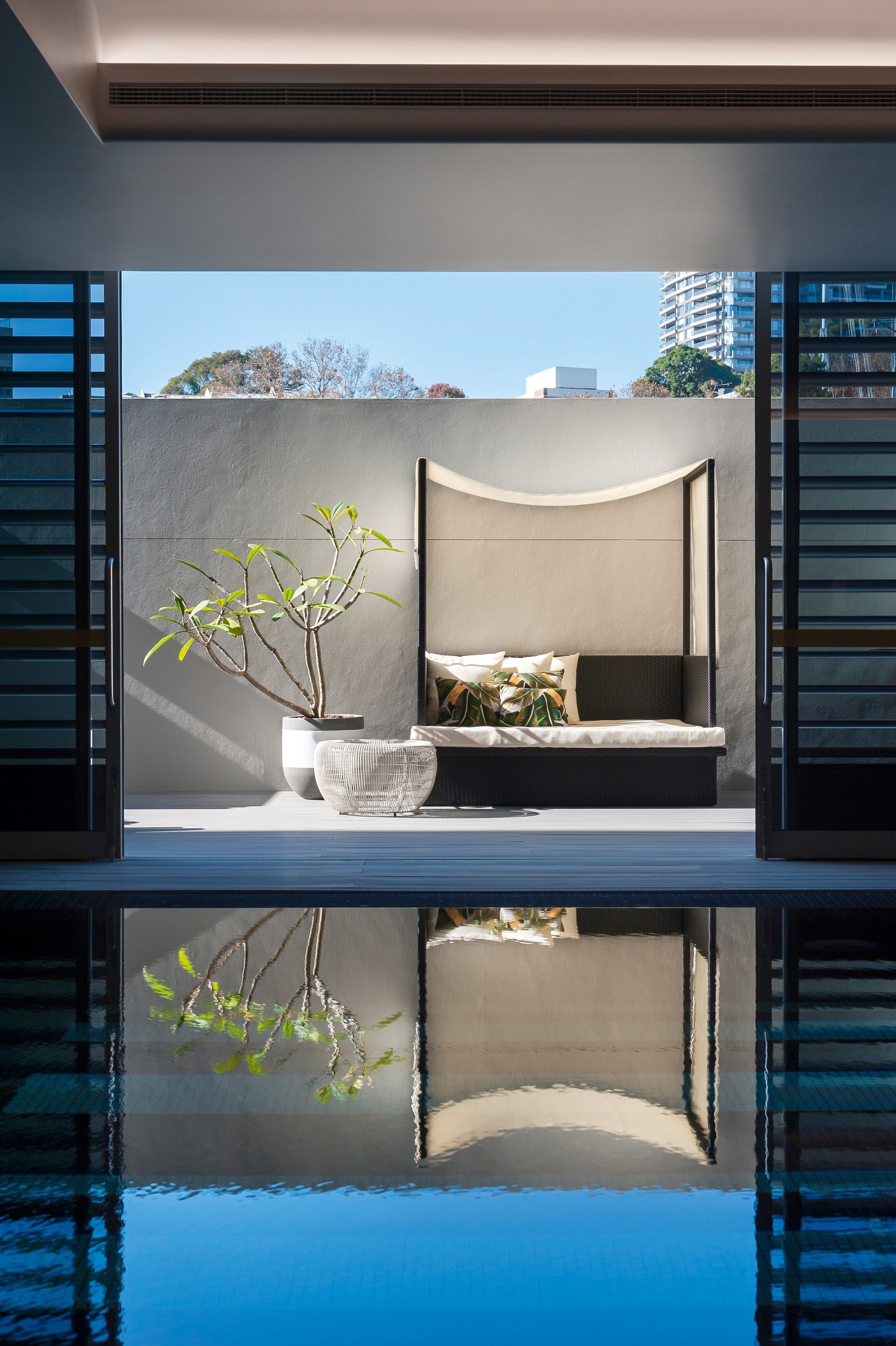 Pool area at Ovolo Woolloomooloo. Prices from A$322 (£170).