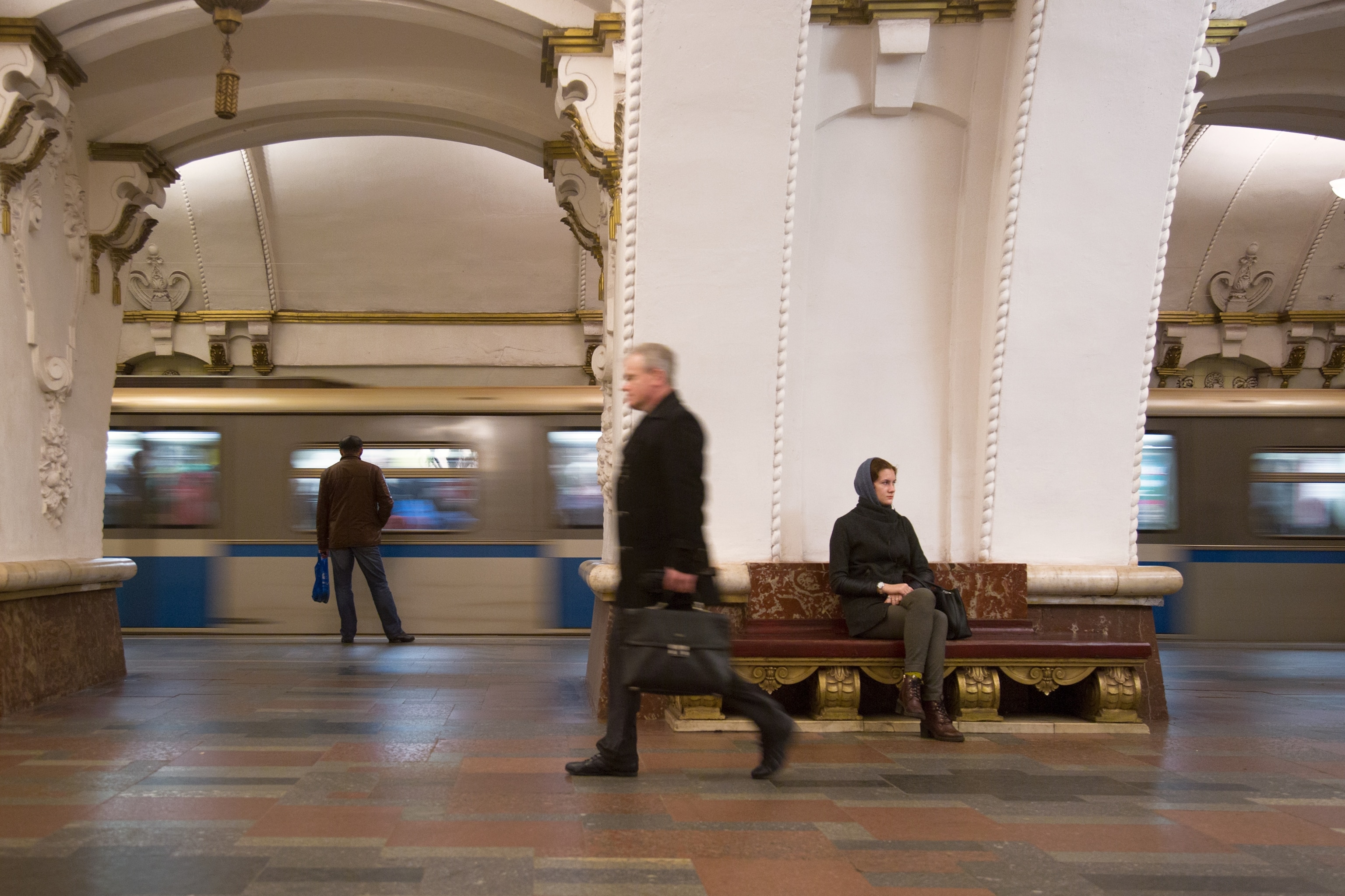 Pictures of Moscow's Beautiful Subway Architecture