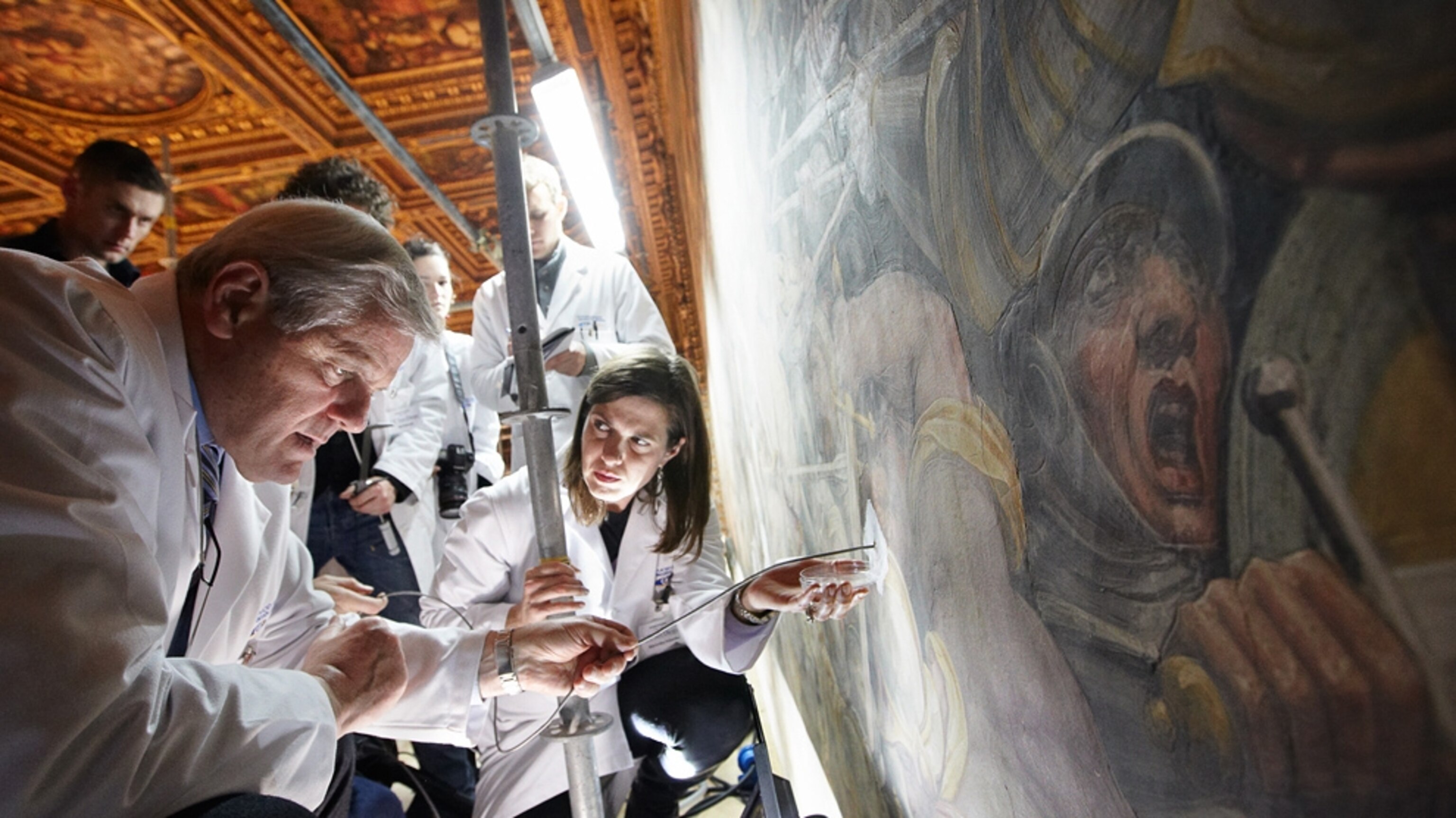 Lost Leonardo da Vinci Mural Behind False Wall? | National Geographic