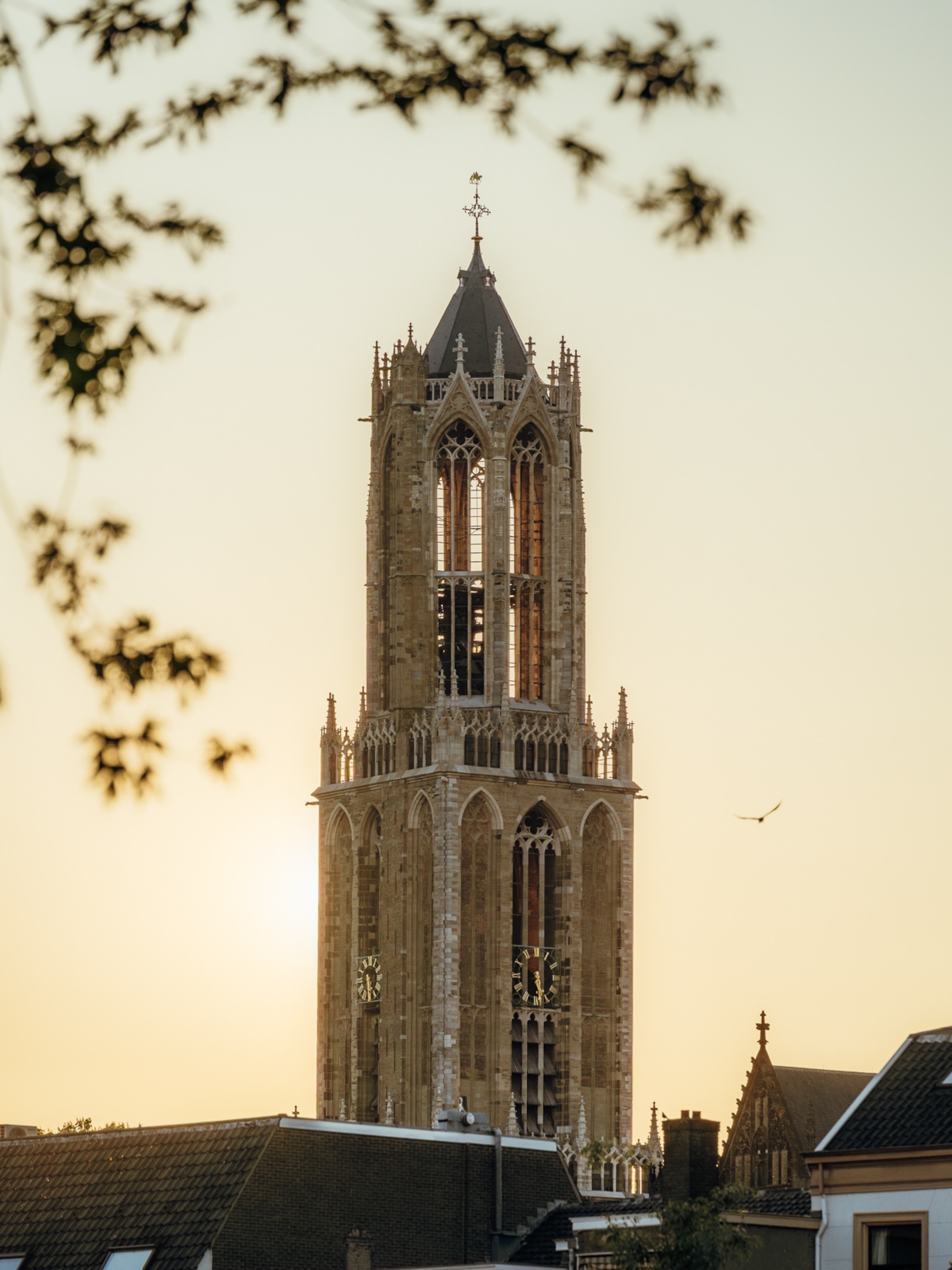The Dom Tower of Utrecht (Domtoren) is the tallest church tower in the Netherlands. Built between 1321 and 1382, it serves as the iconic symbol of the city of Utrecht.