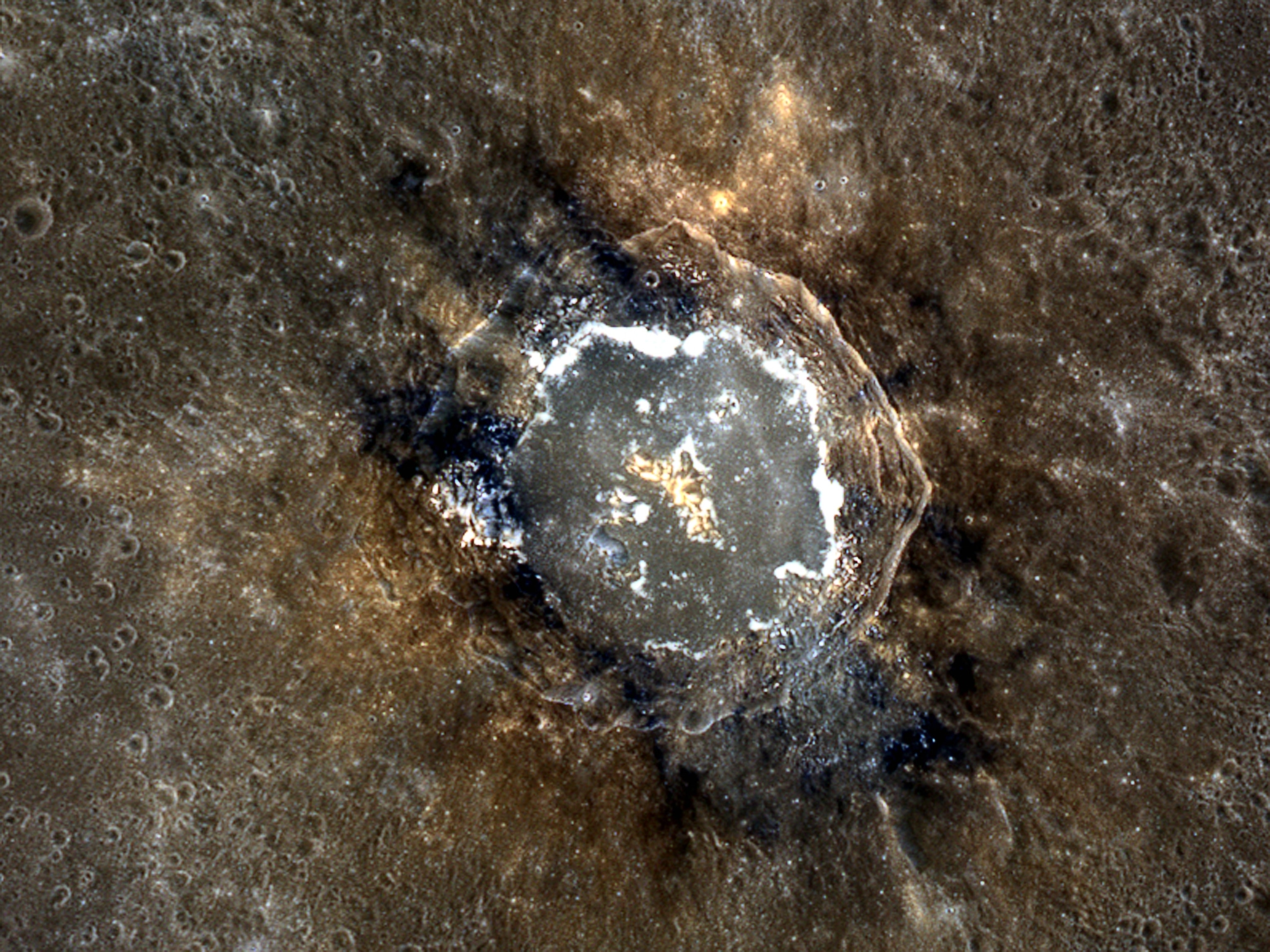 Mercury picture - crater among the week's best space pictures
