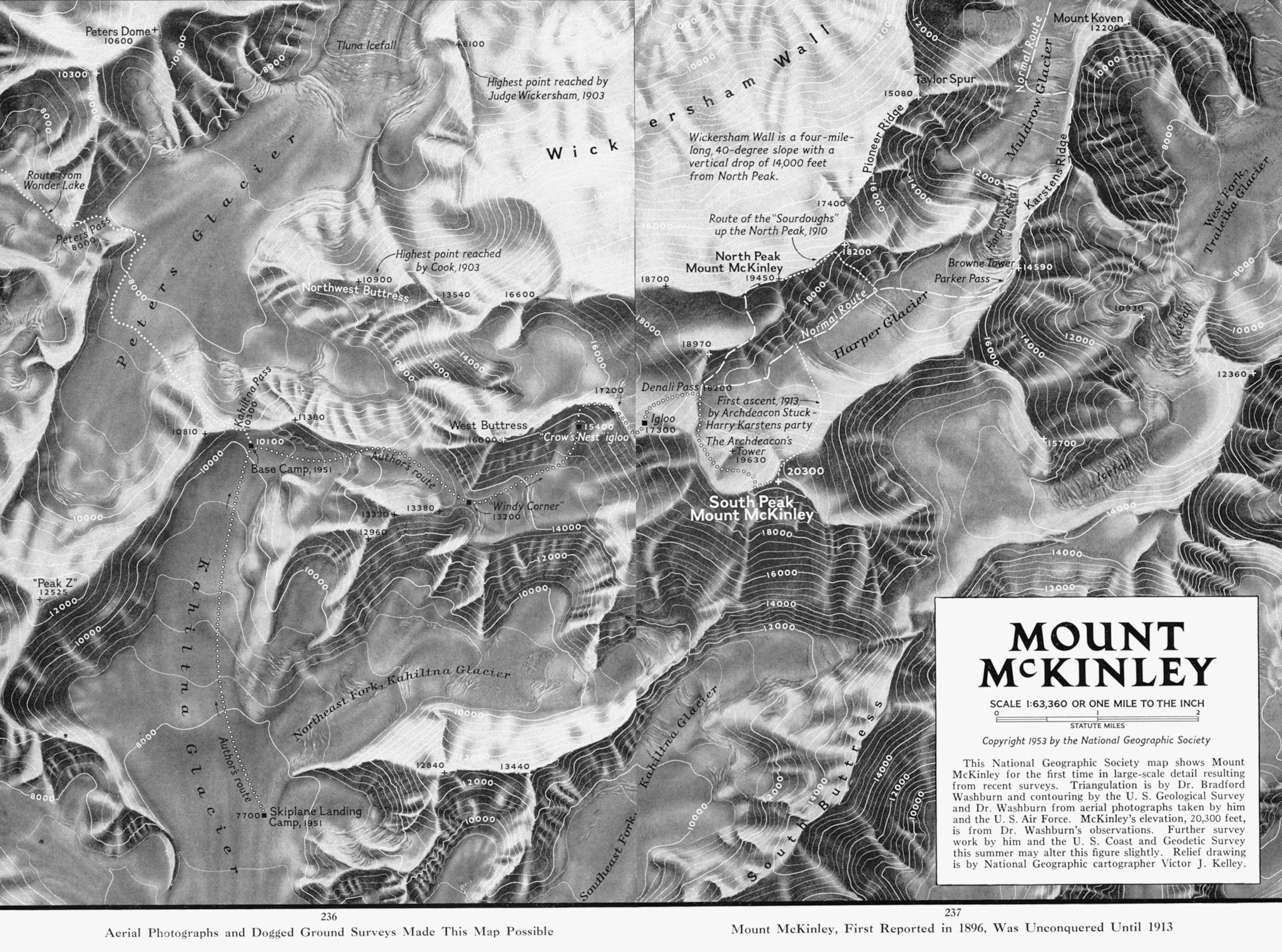 Mount McKinley National Park in the United States