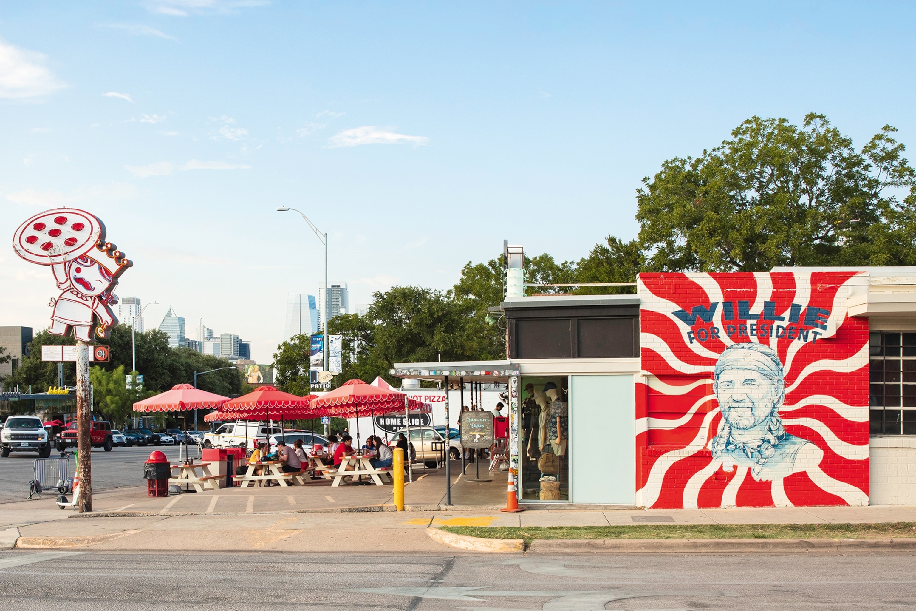 mural of willie nelson