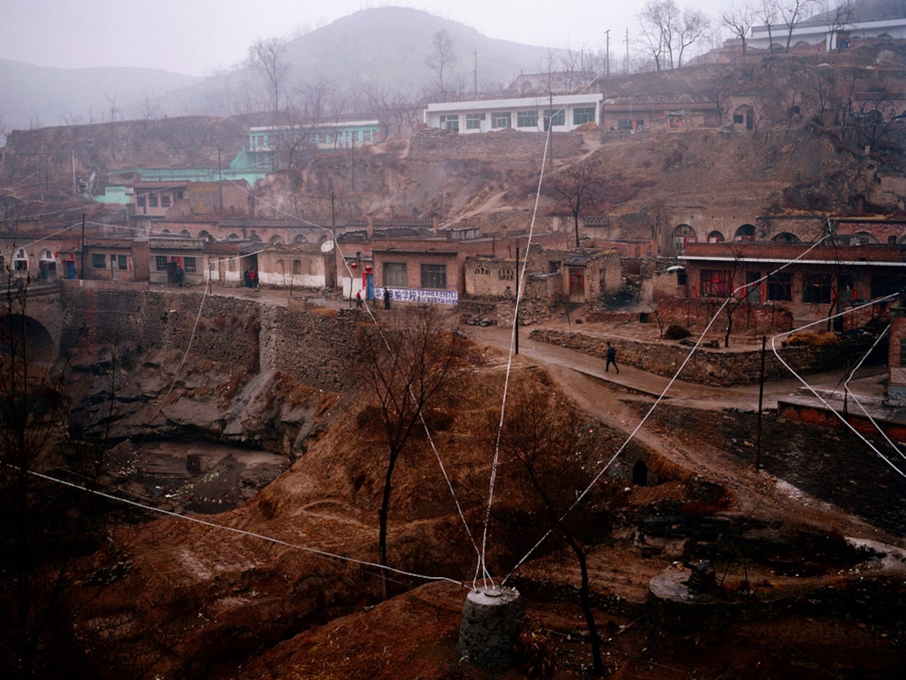 Plastic piping system delivering water