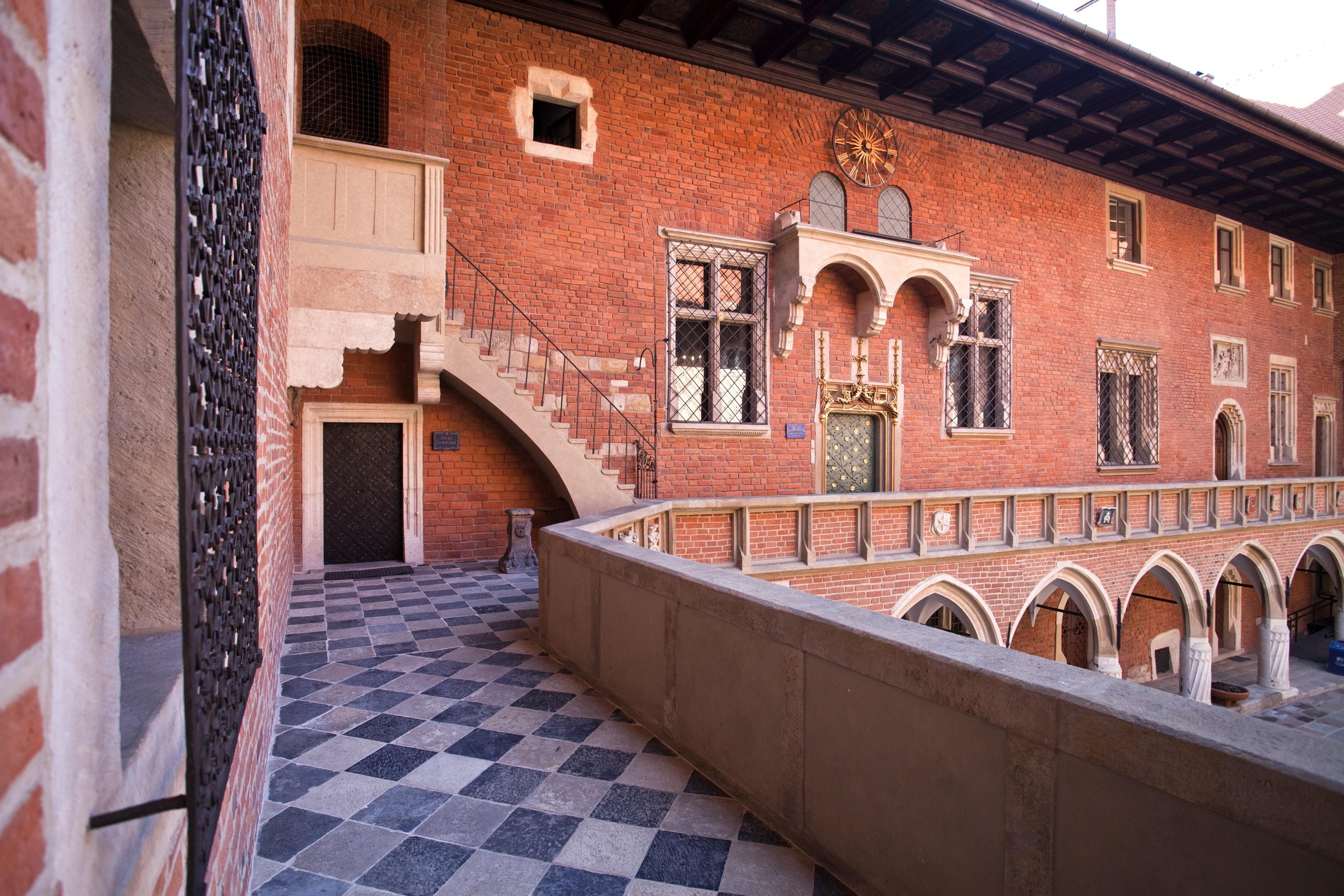 Red house from the balcony