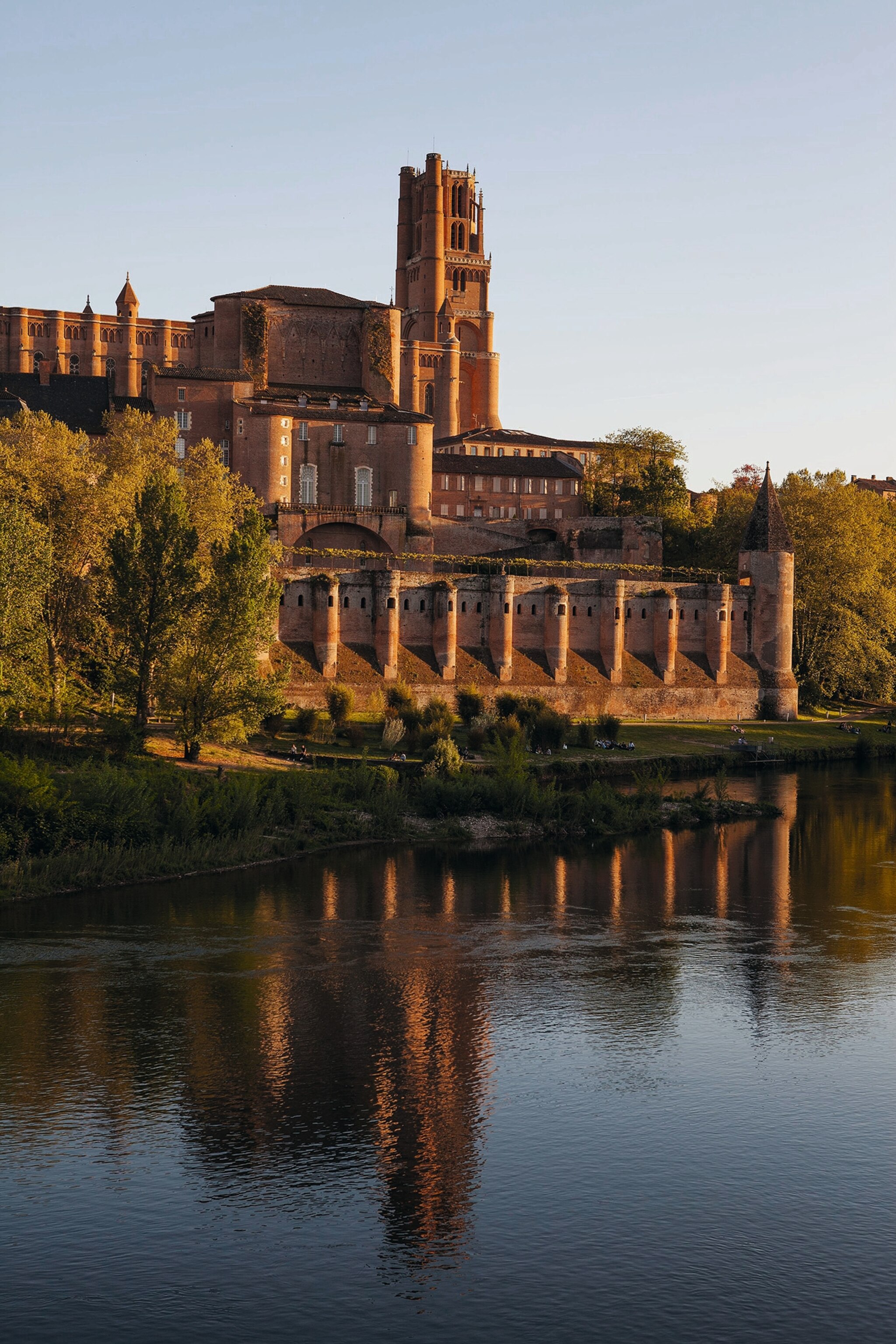 Sainte-Cécile Cathedral in the city of Albi is pictured.