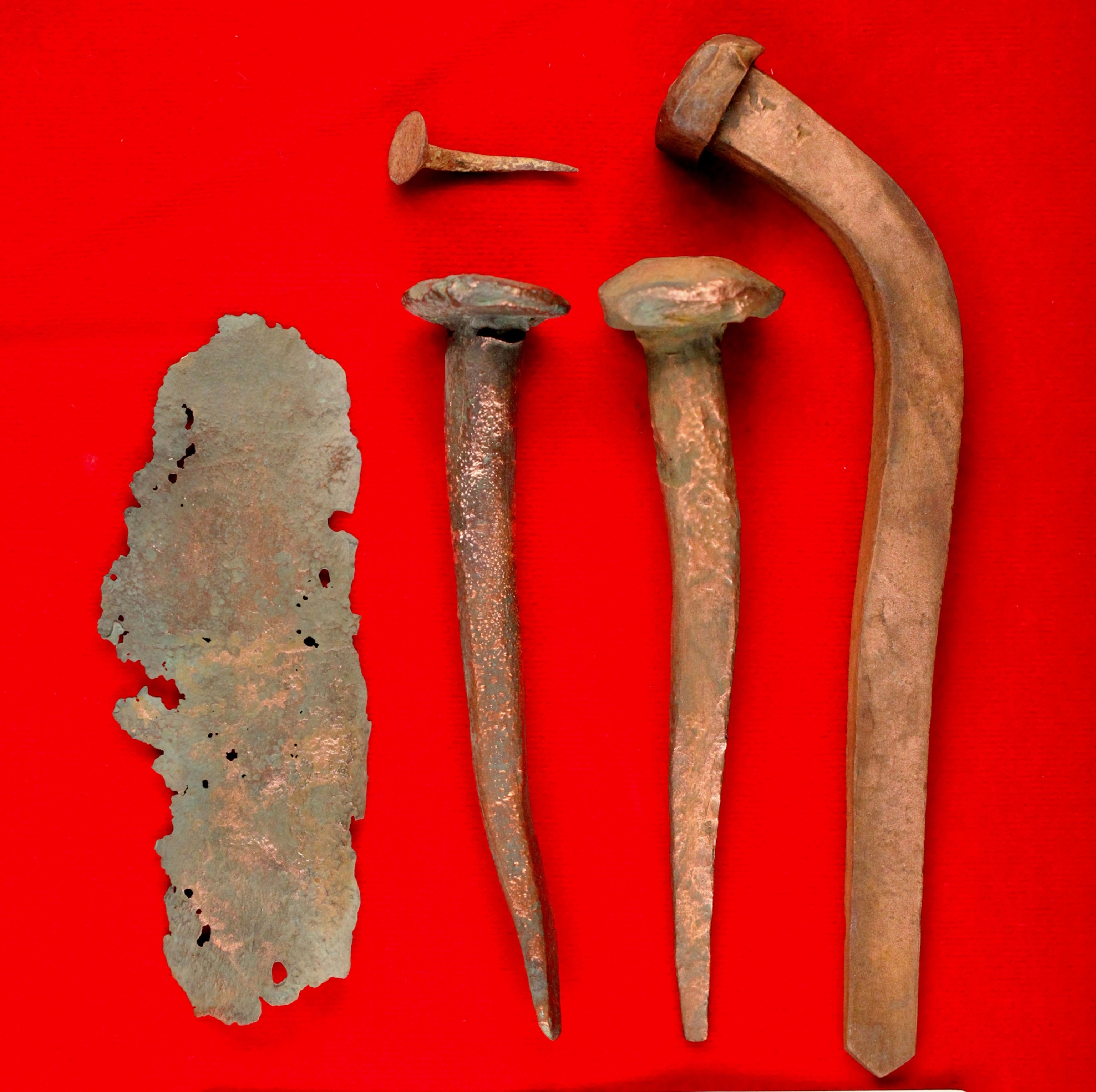 copper fastenings from Sao Jose slave ship