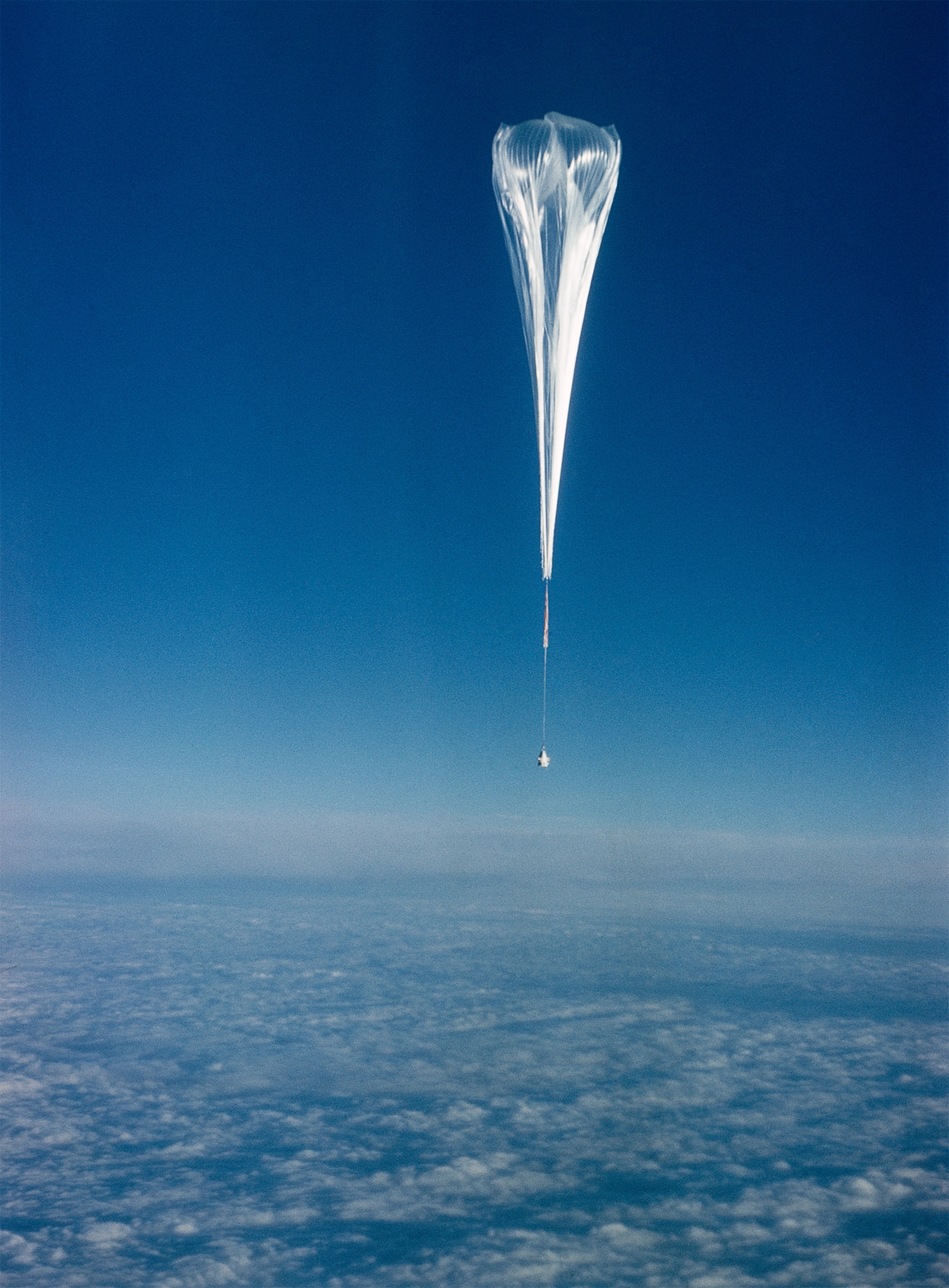 Balloon picture - Joseph Kittinger's record-breaking skydive Felix Baumgartner hopes to beat