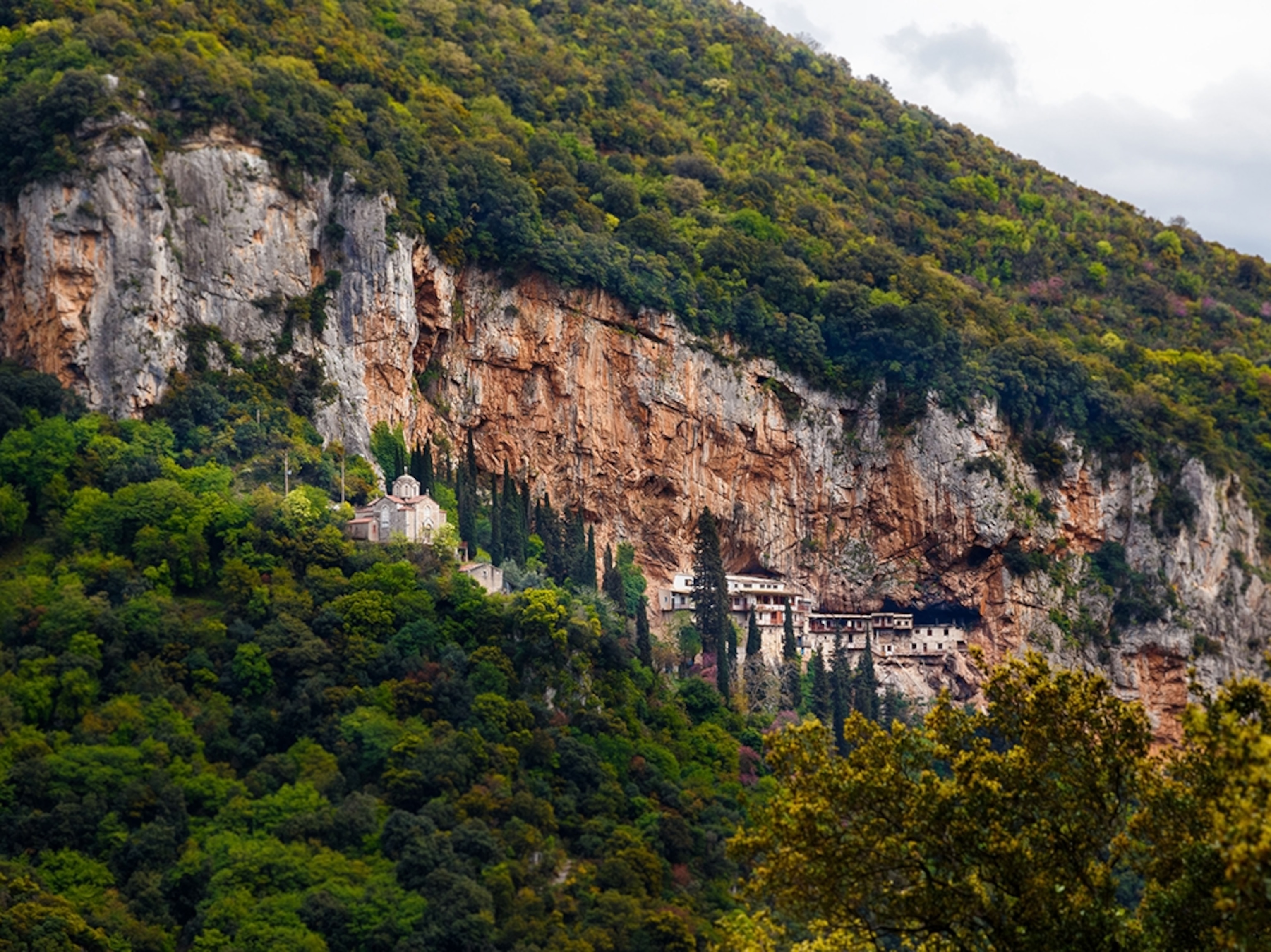 the monastery of Saint John the baptist or Prodromos near Stemnitsa in Greece