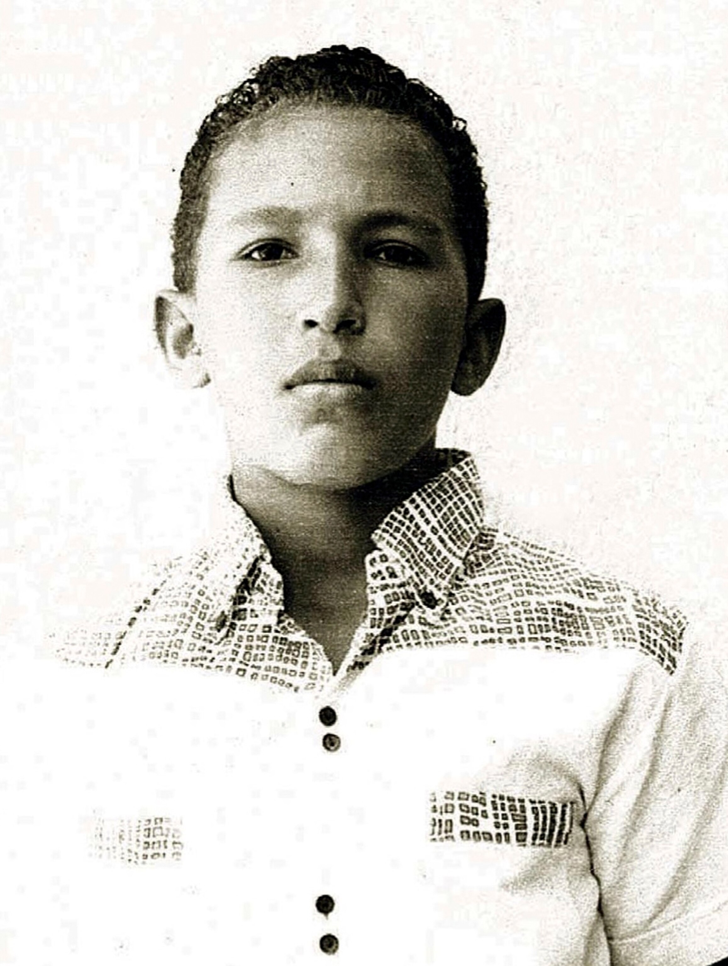 Hugo Chavez as a boy
