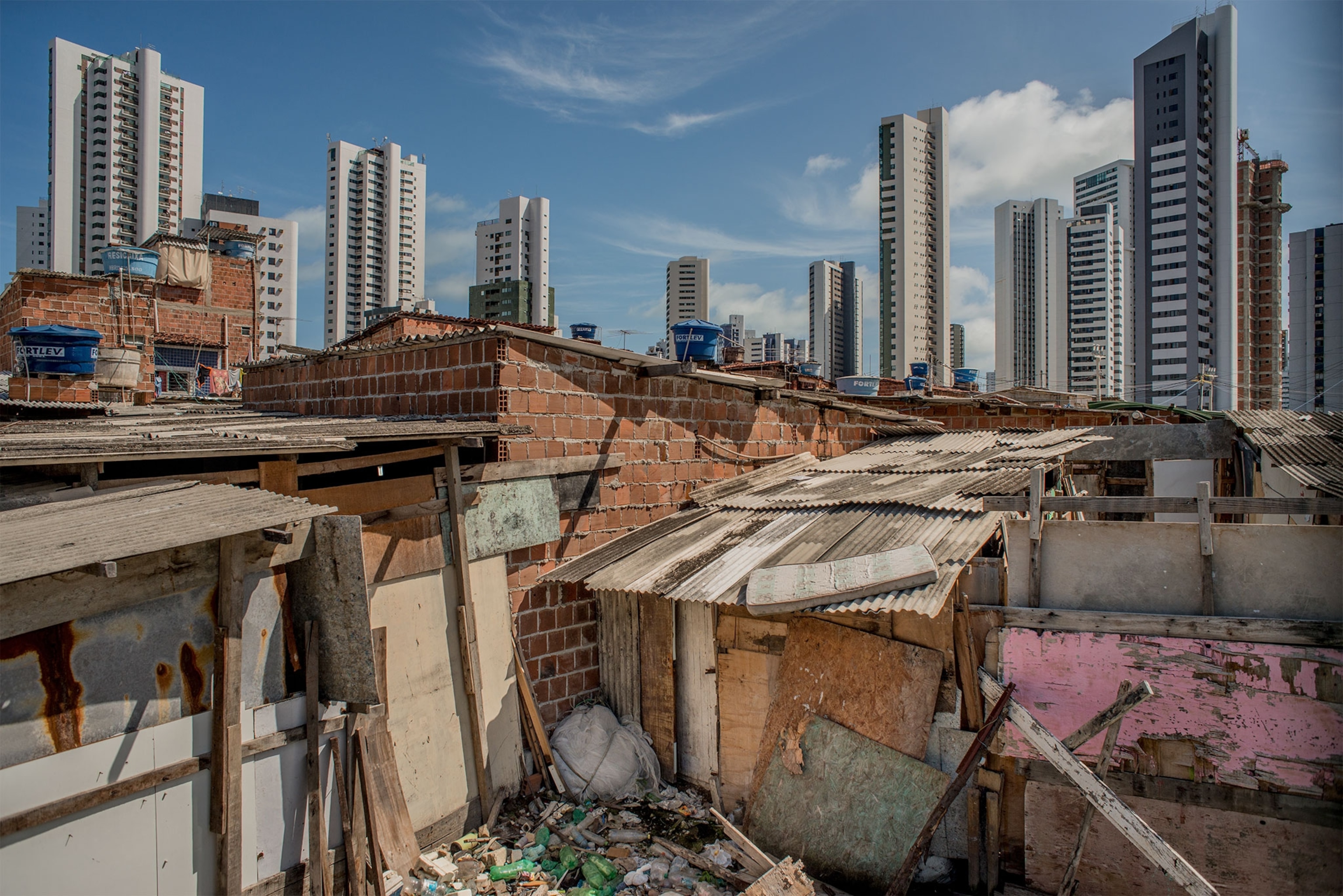 a run down neighborhood