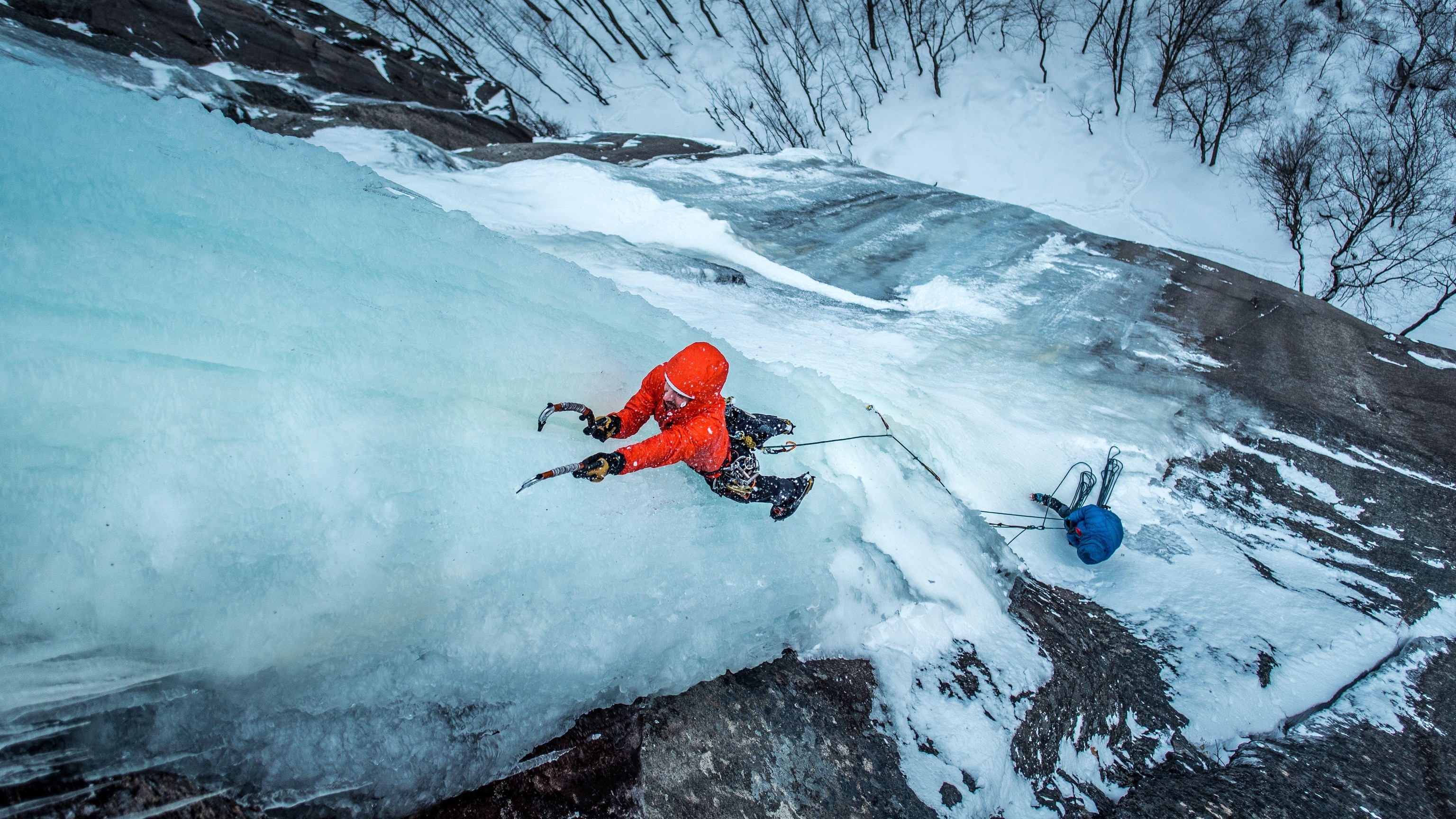 Learn to ice climb in one of these thrilling winter spots