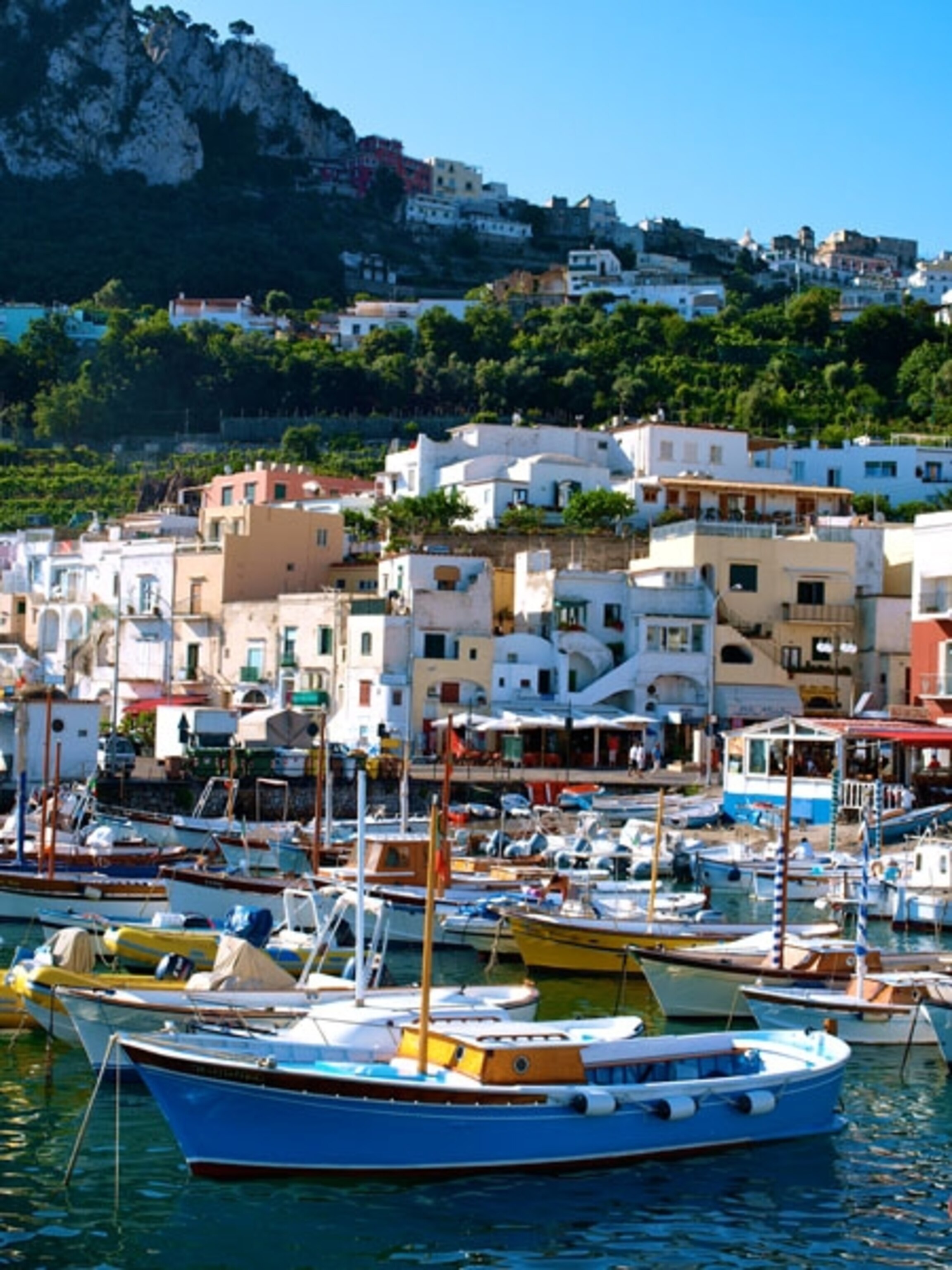 Capri Italy landscape with buildings