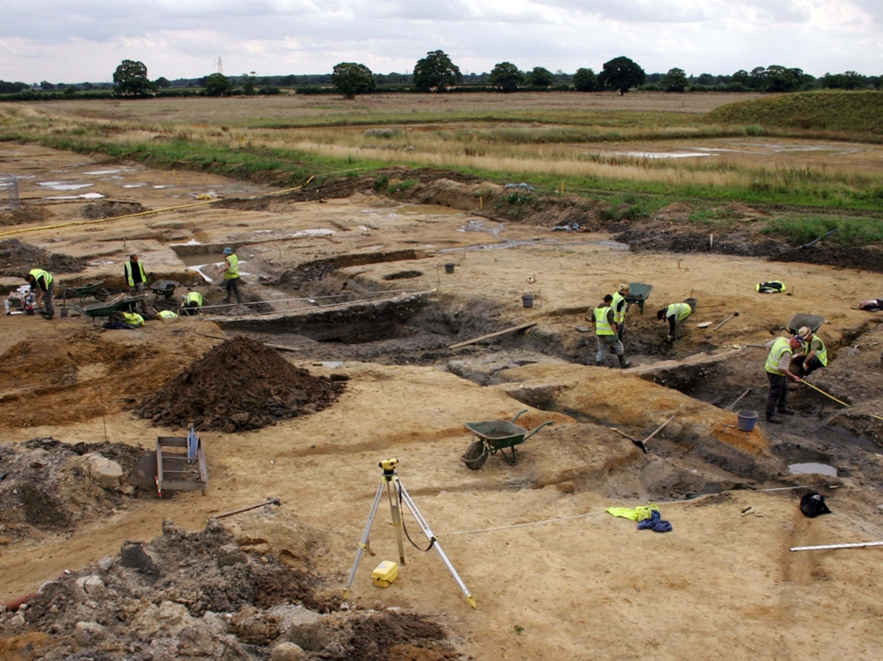 the farming site where Britain's oldest brain was found