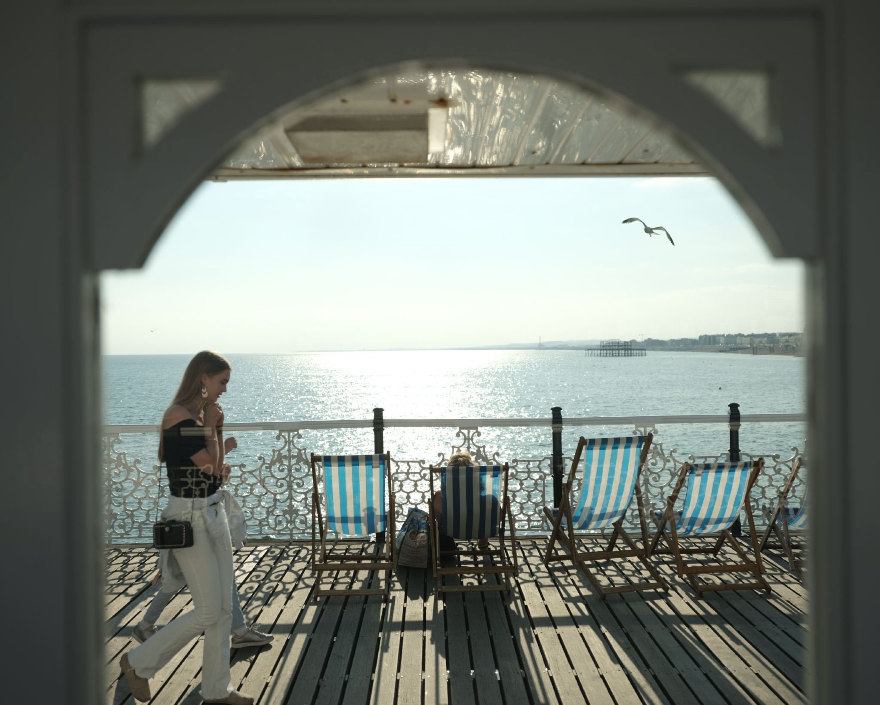 Brighton pier in the south of England