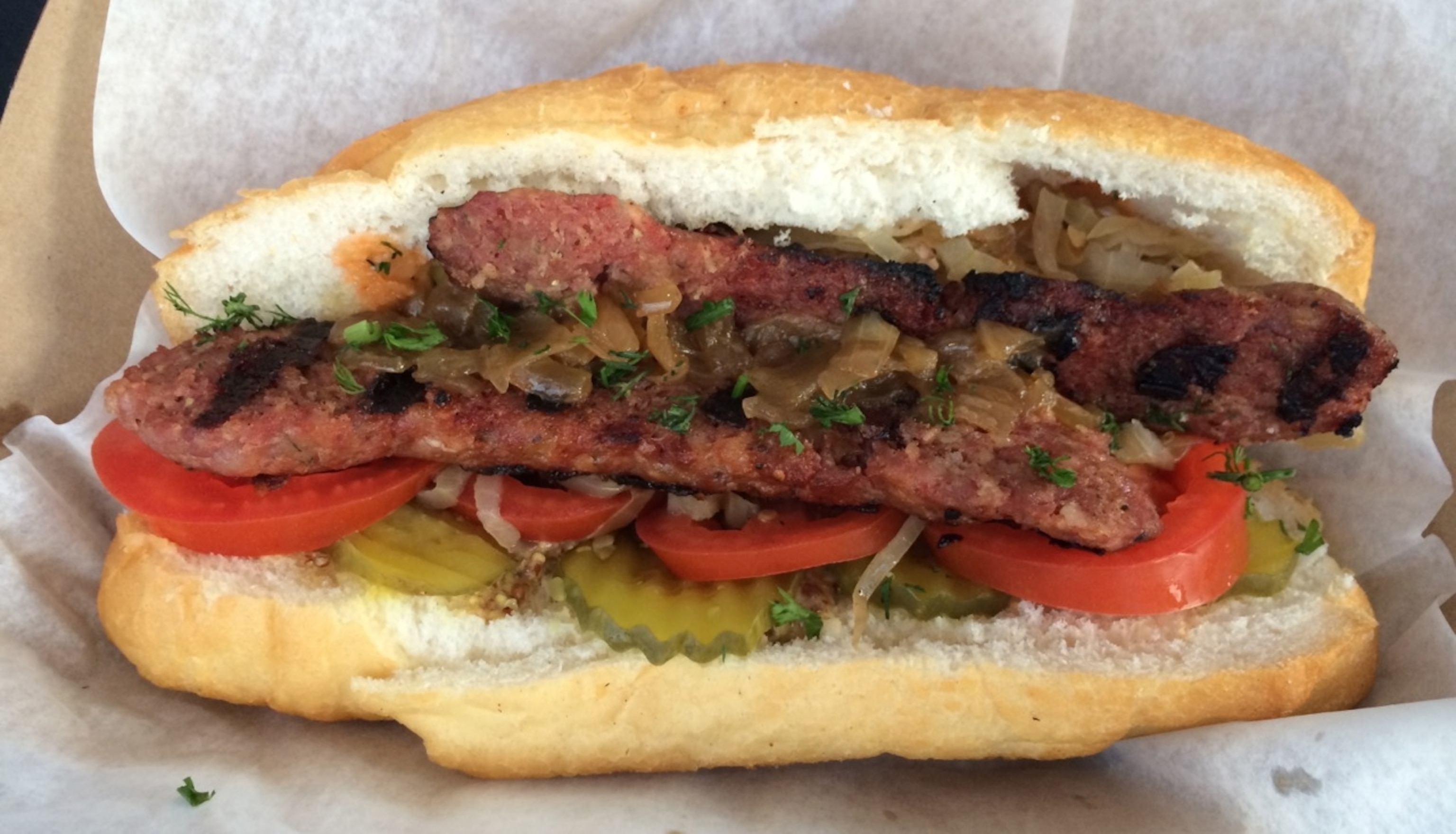 Kielbasa "Pol Boy" at Siberia (Photo by Andrew Evans, National Geographic Travel)