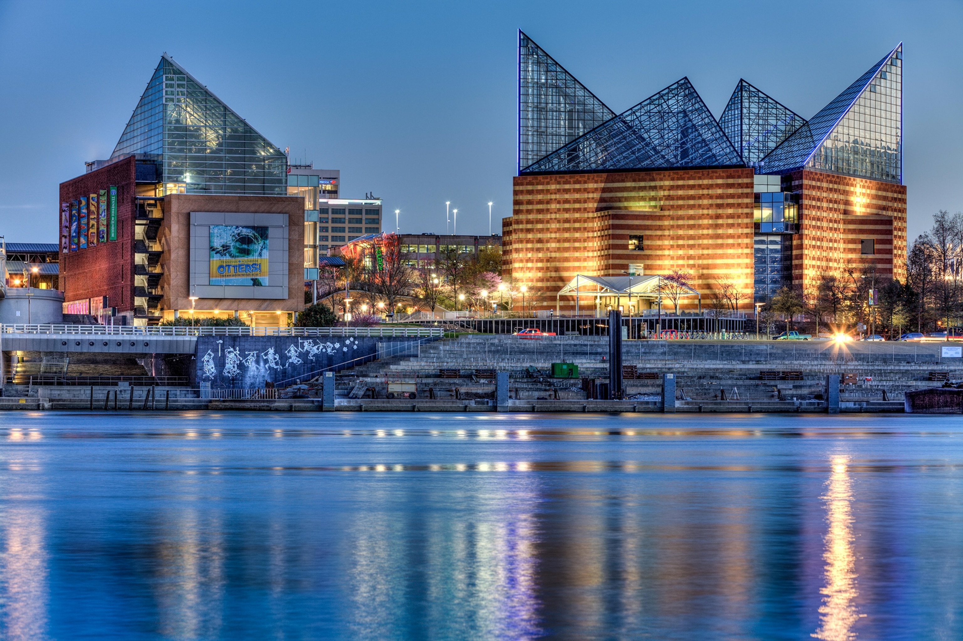 the Tennessee Aquarium in Chattanooga, Tennessee