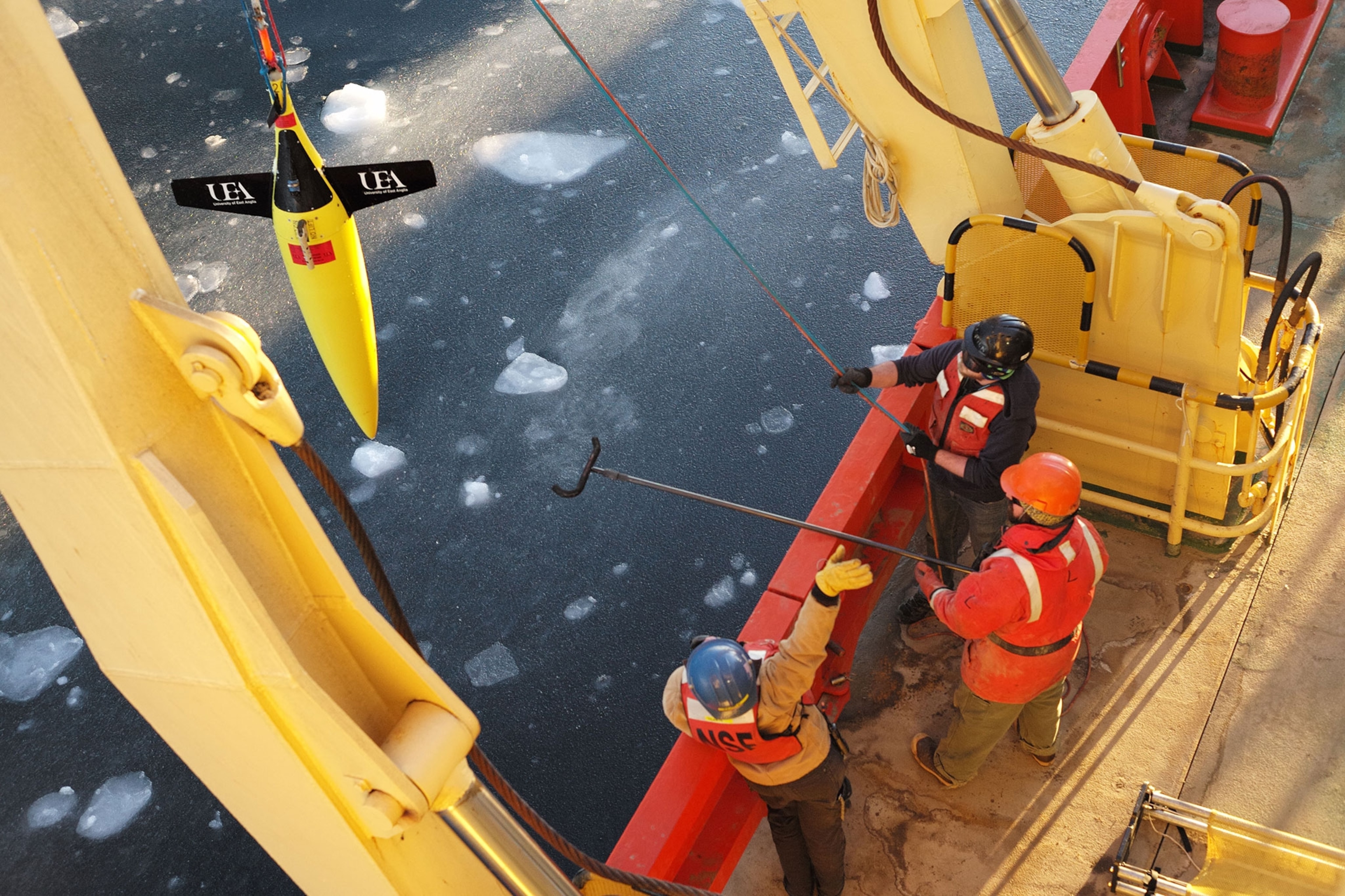 a sea glider recovery