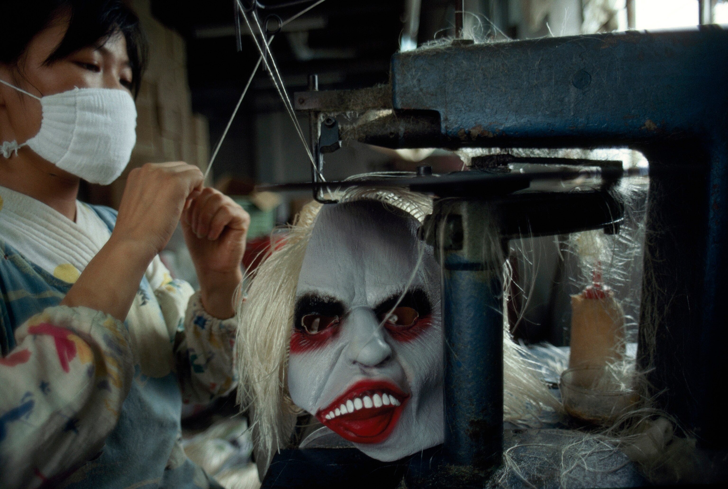 The Mei Bong Latex Manufacturing Factorymakes Halloween masks in Shenzen, Guangdong Province, China, many of which are sold to the United States.