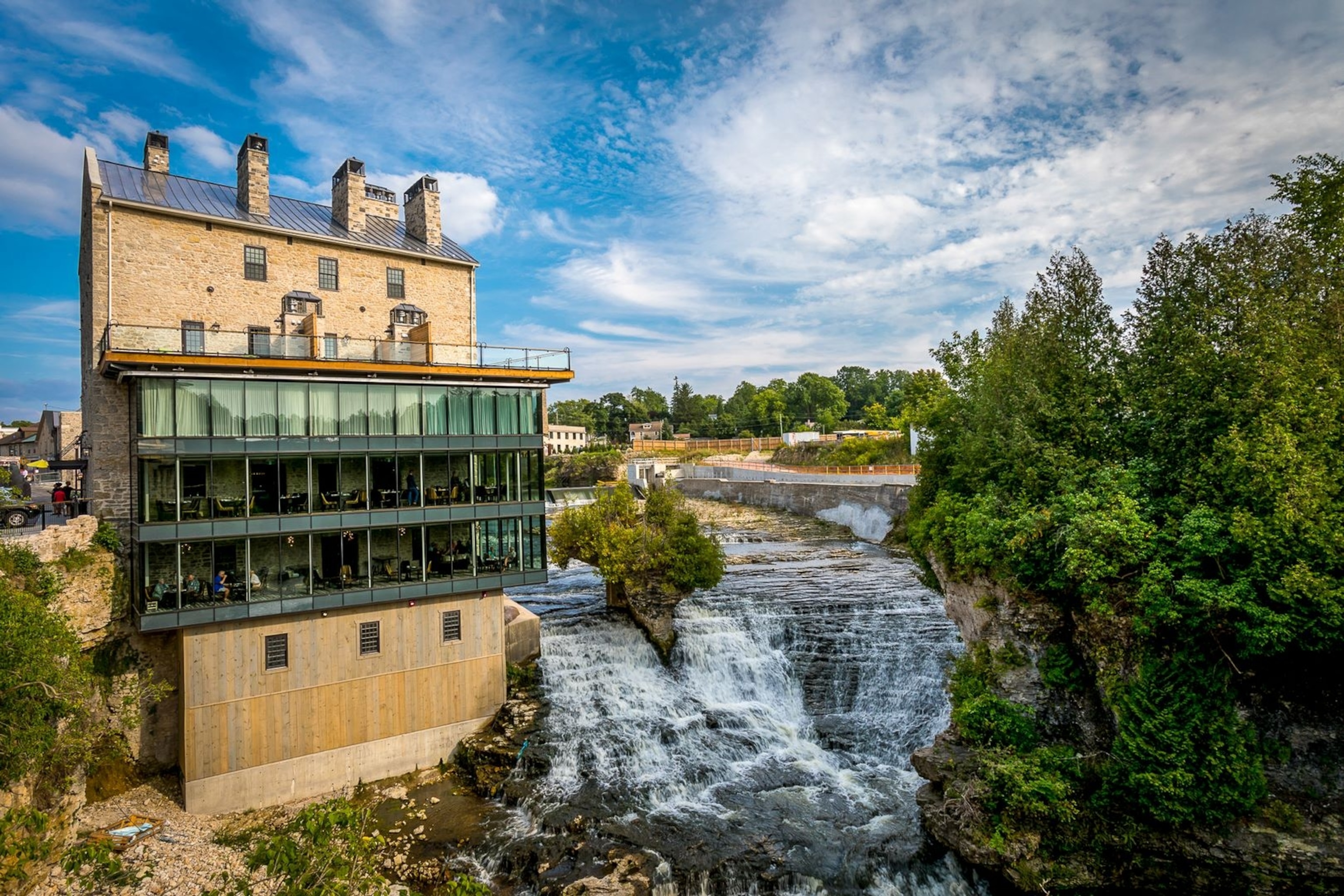 The Elora Mill Hotel & Spa Ontario grist mill