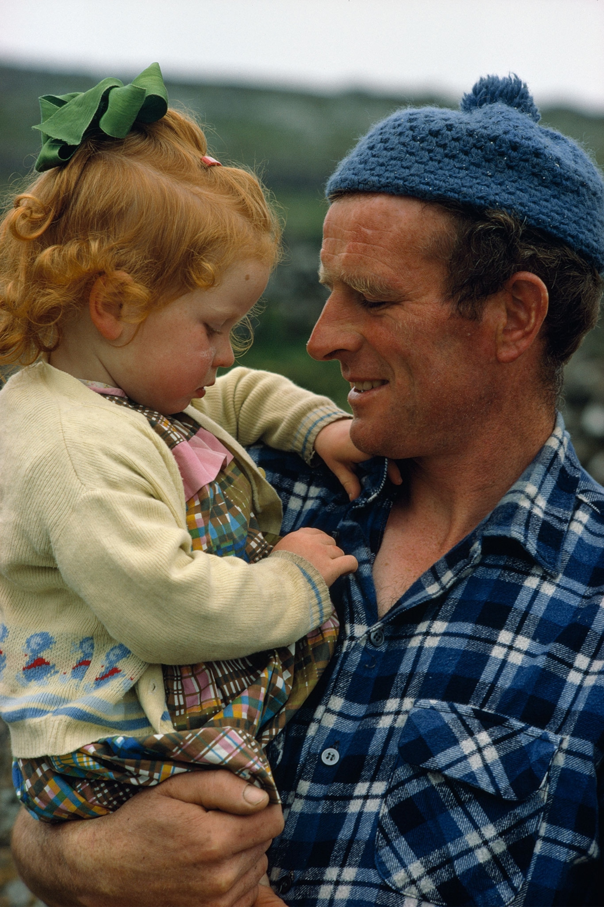 a father and child in Ireland