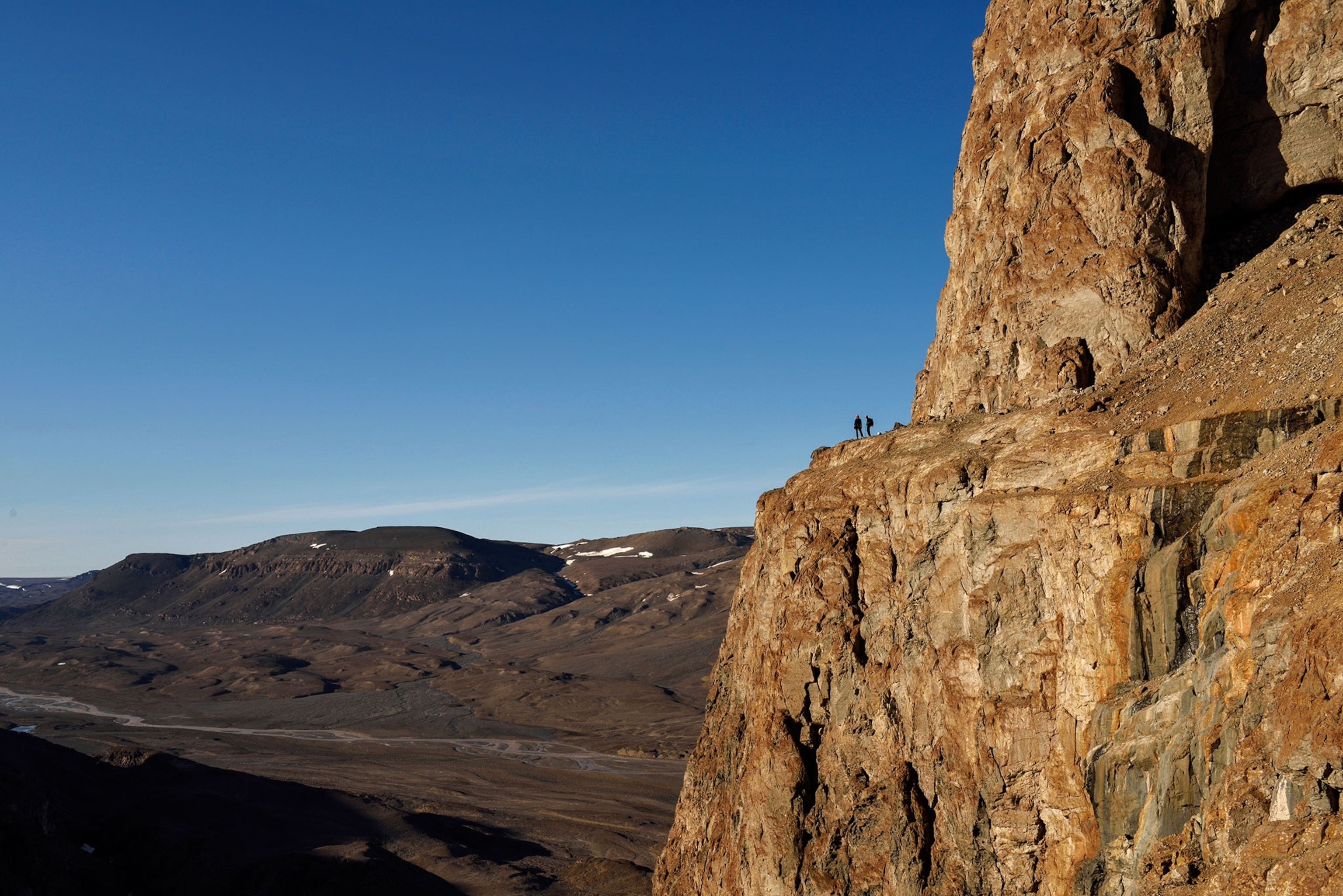 an overlook in greenland