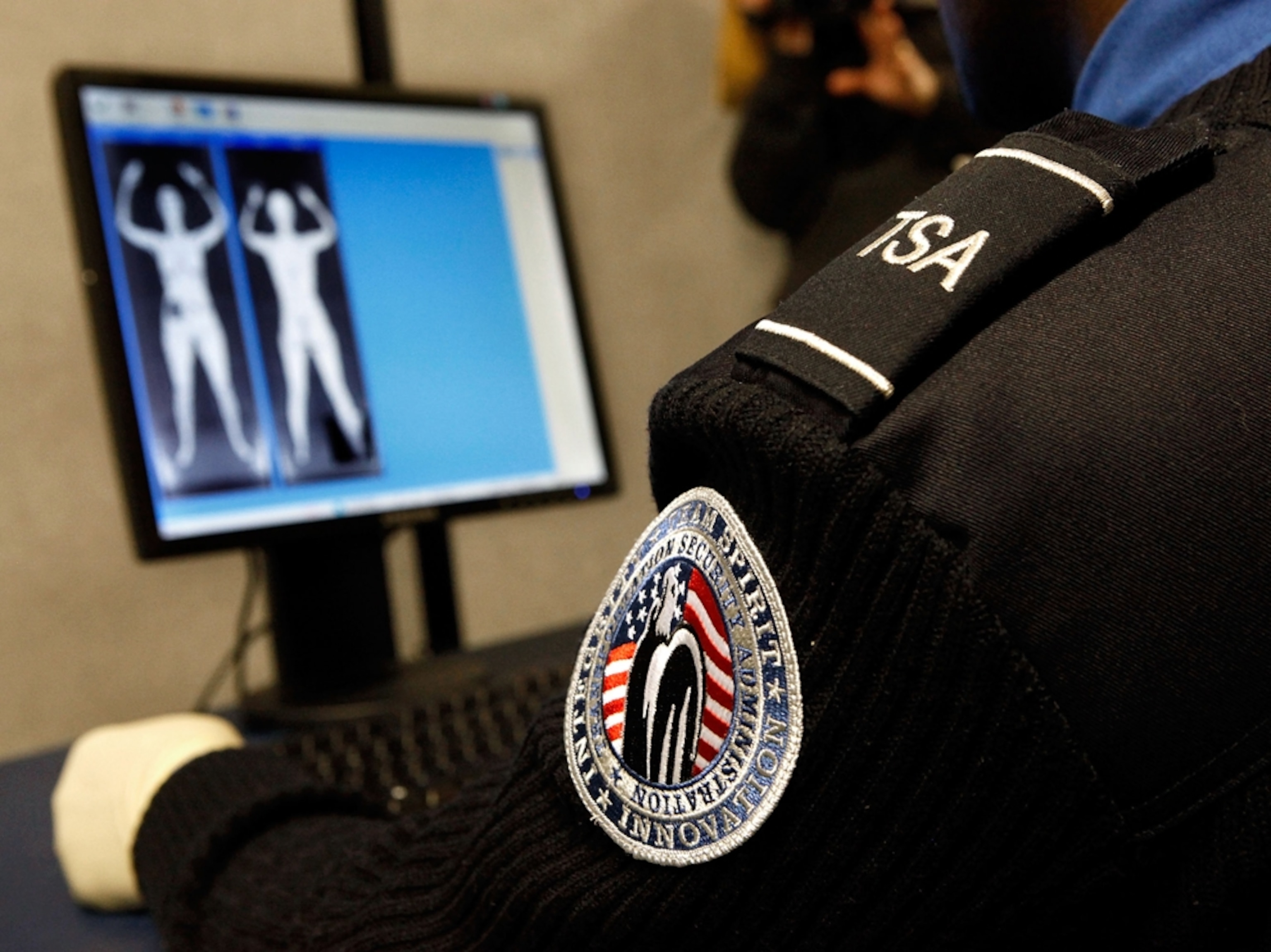 airport security full-body scanner