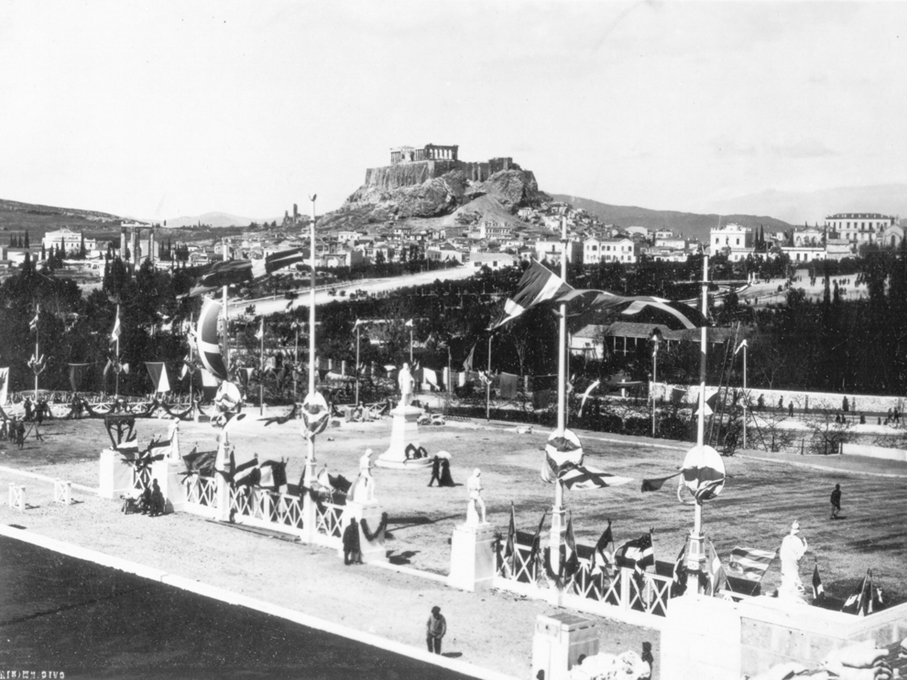 Stadium at 1896 Greek Olympics