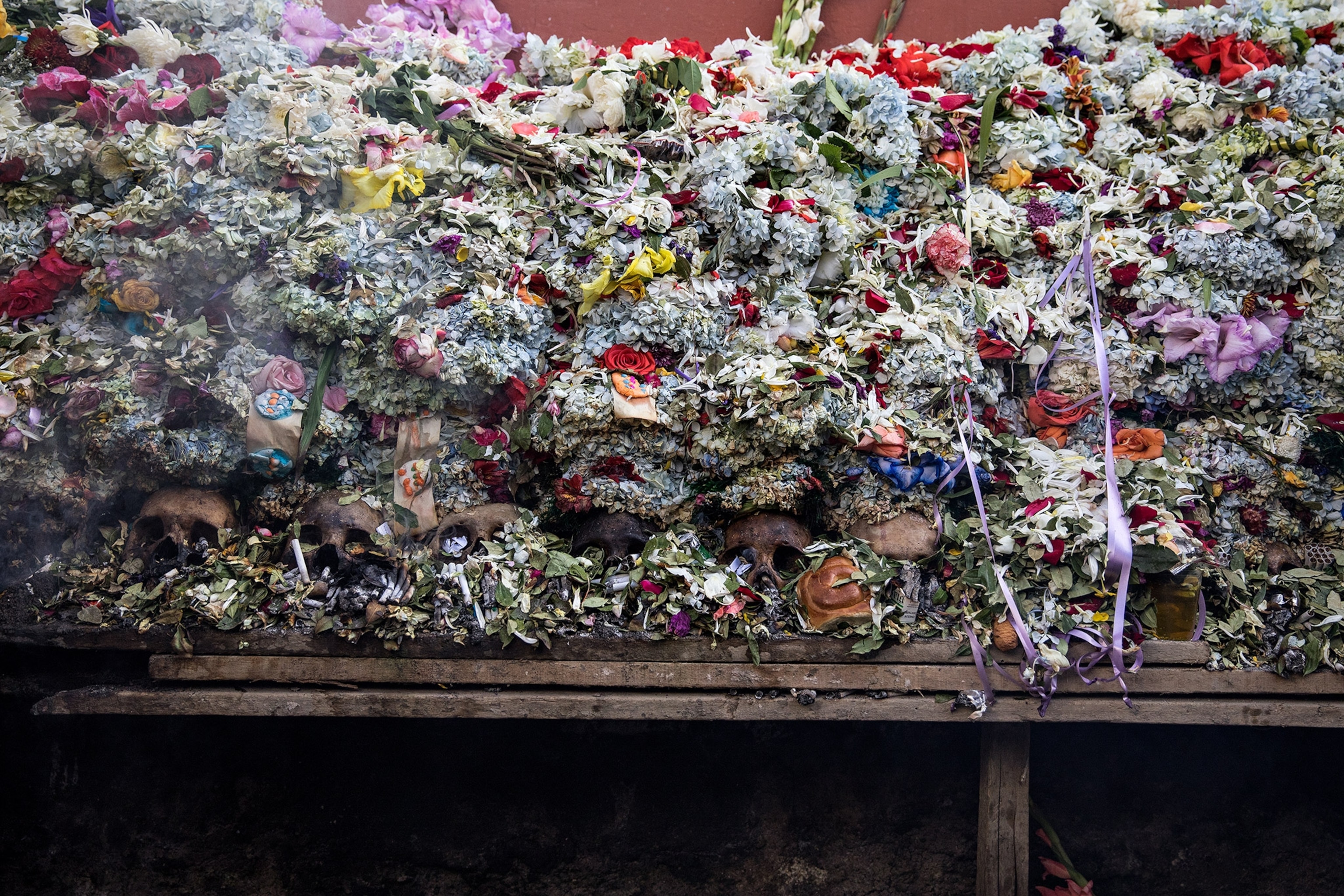the Las Natitas skull festival in La Paz, Bolivia