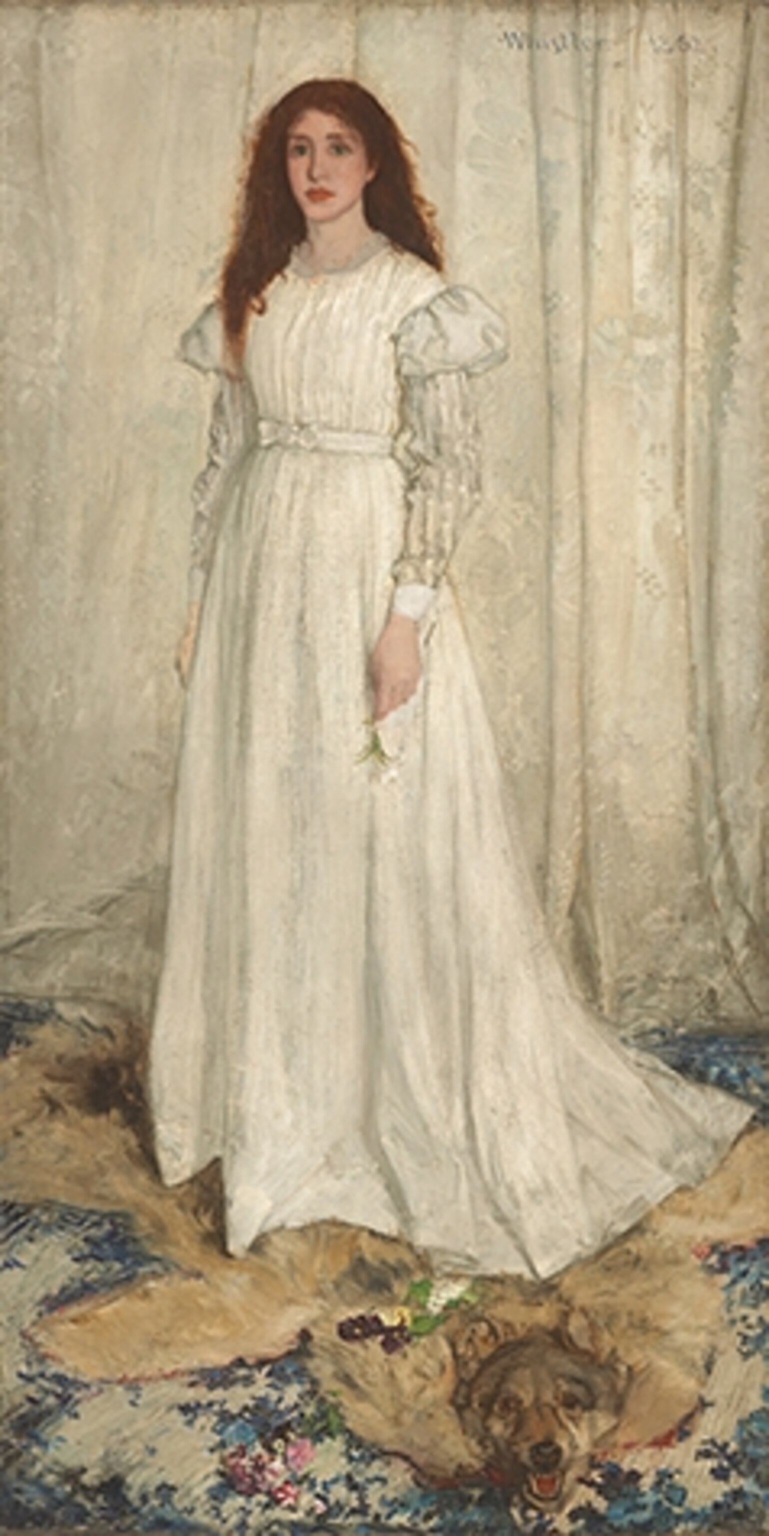 "Symphony in White, No. 1: The White Girl" (Photograph by NGA Images, National Gallery of Art)