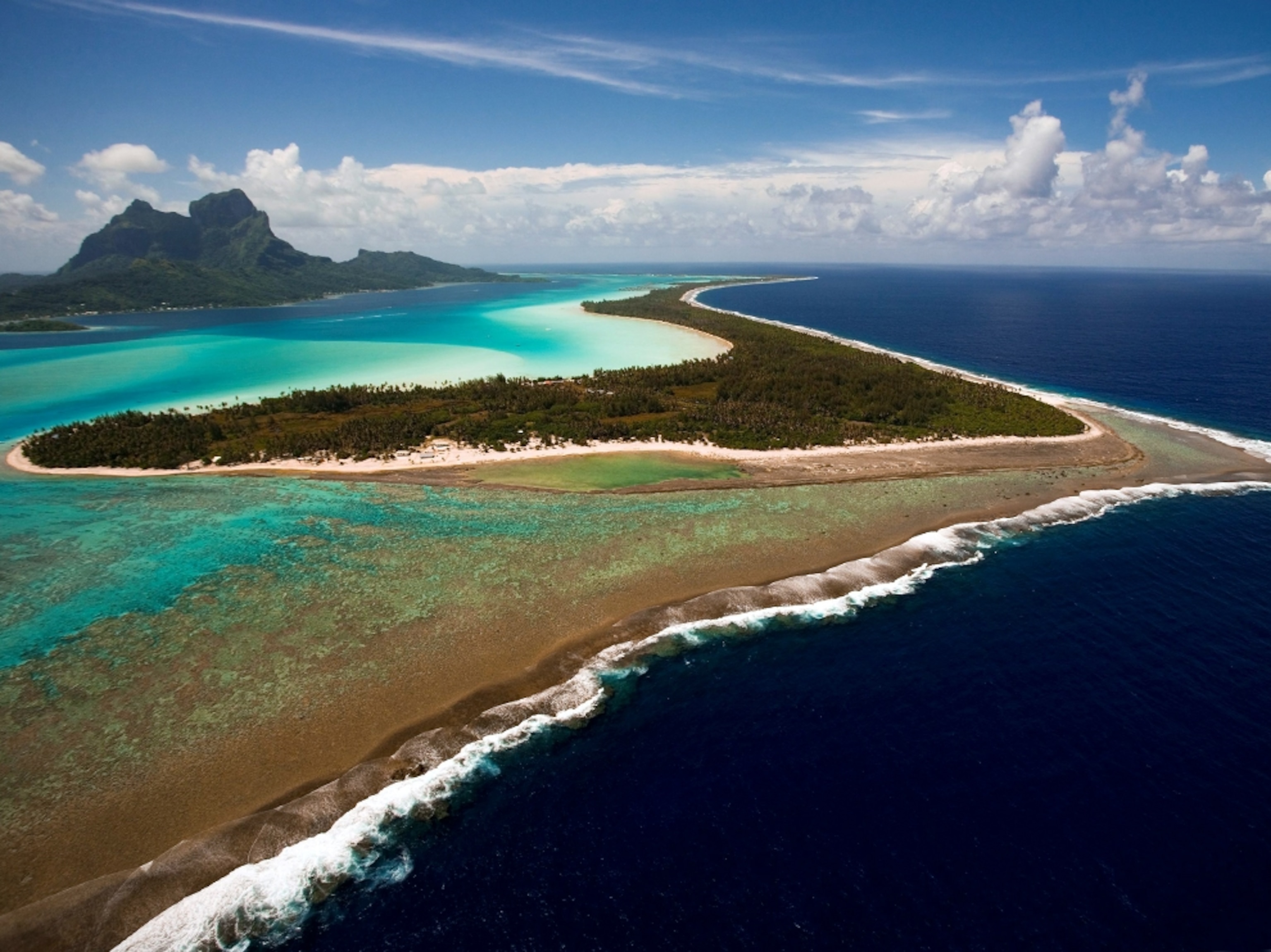 Bora-Bora Island in French Polynesia