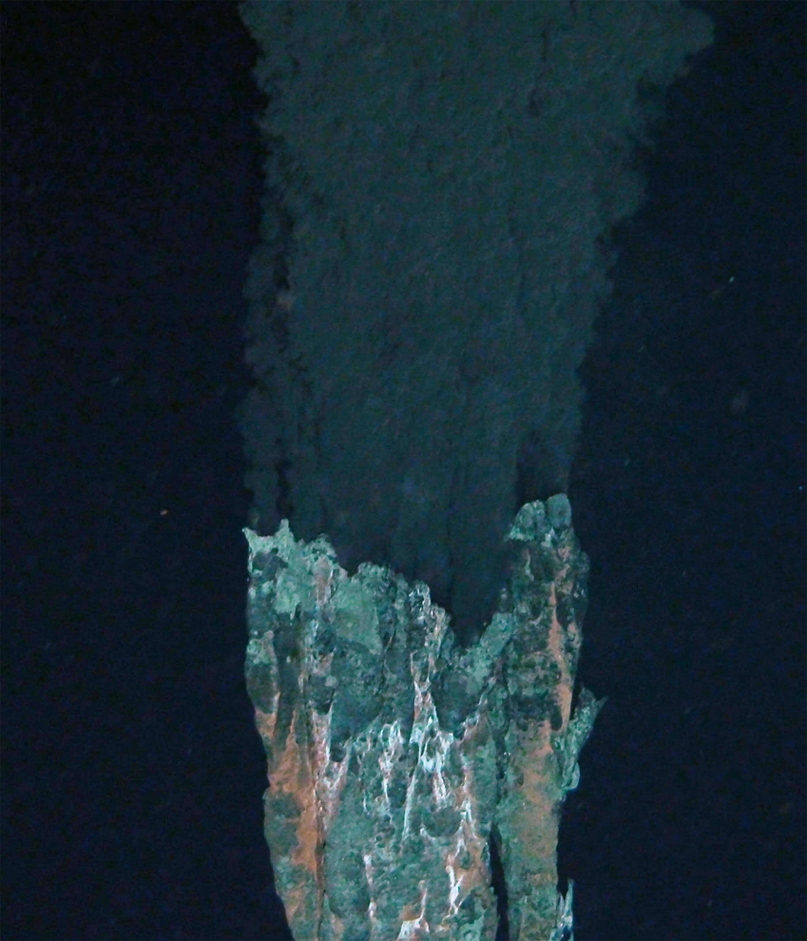 Hydrothermal vent picture: from world's deepest volcanic ocean vent field, in Caribbean