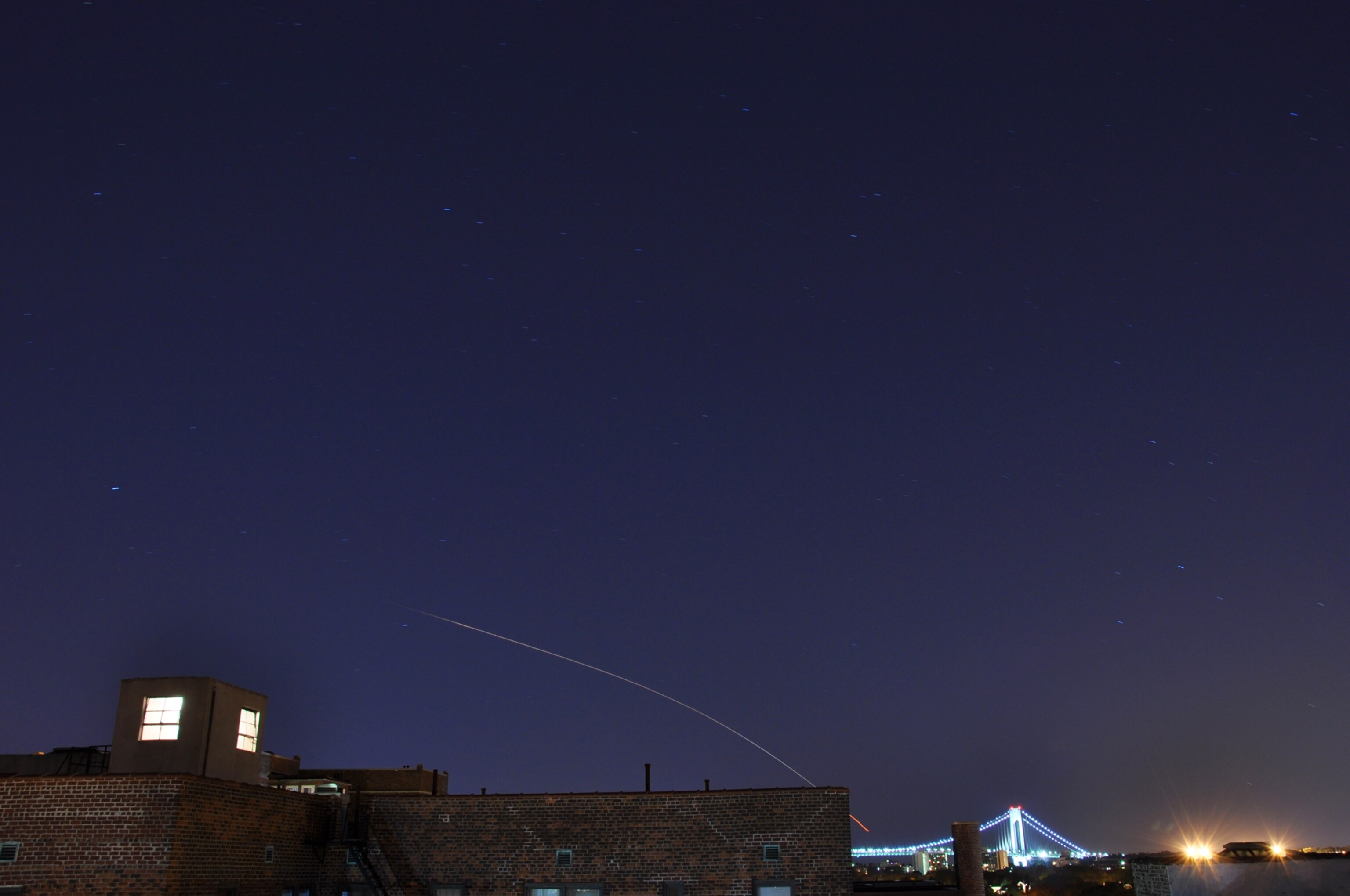 NASA's LADEE launch from Bay Ridge, Brooklyn