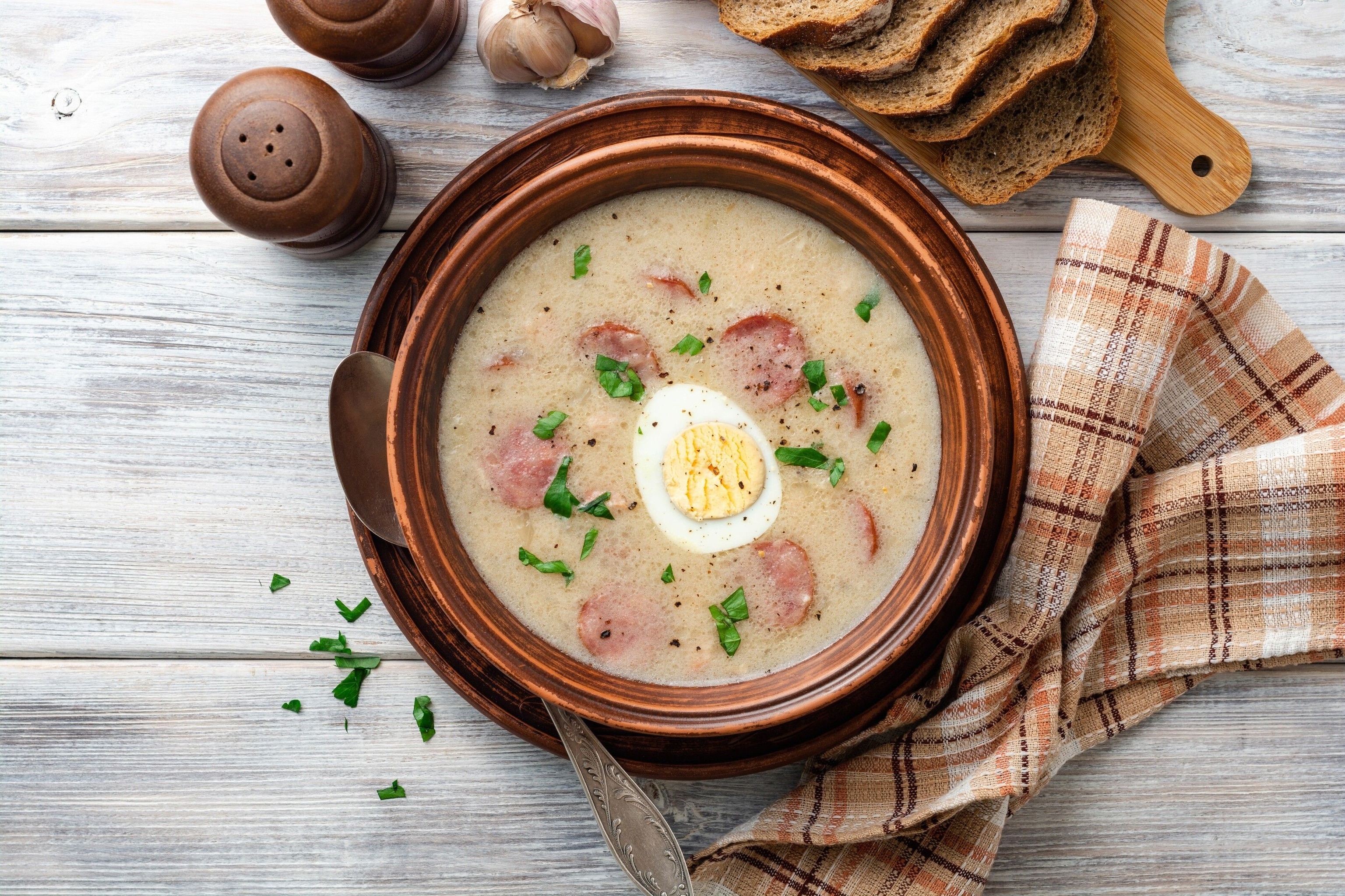 Zurek: a traditional Polish soup.