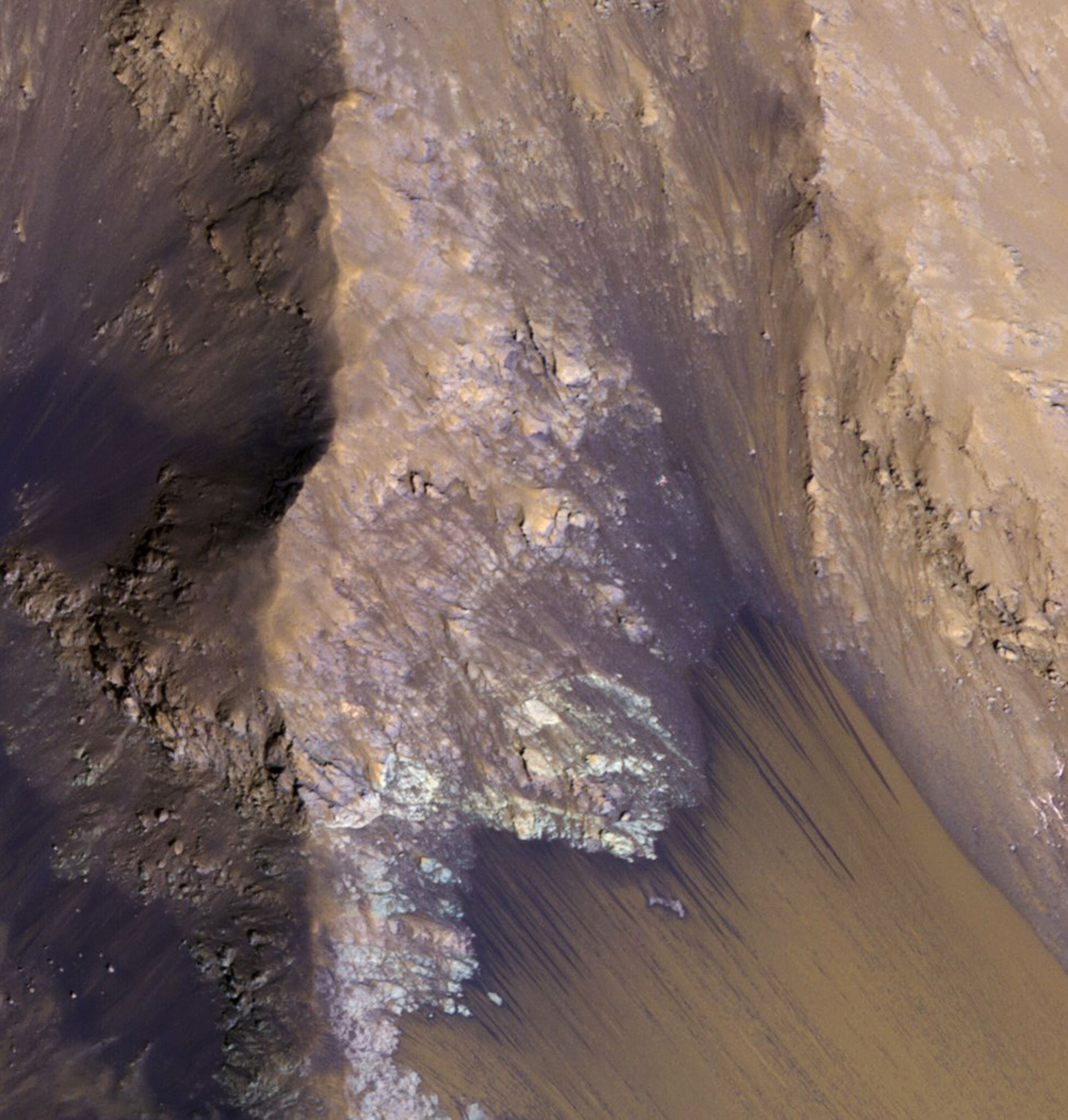 mars taken by Mars orbiter
