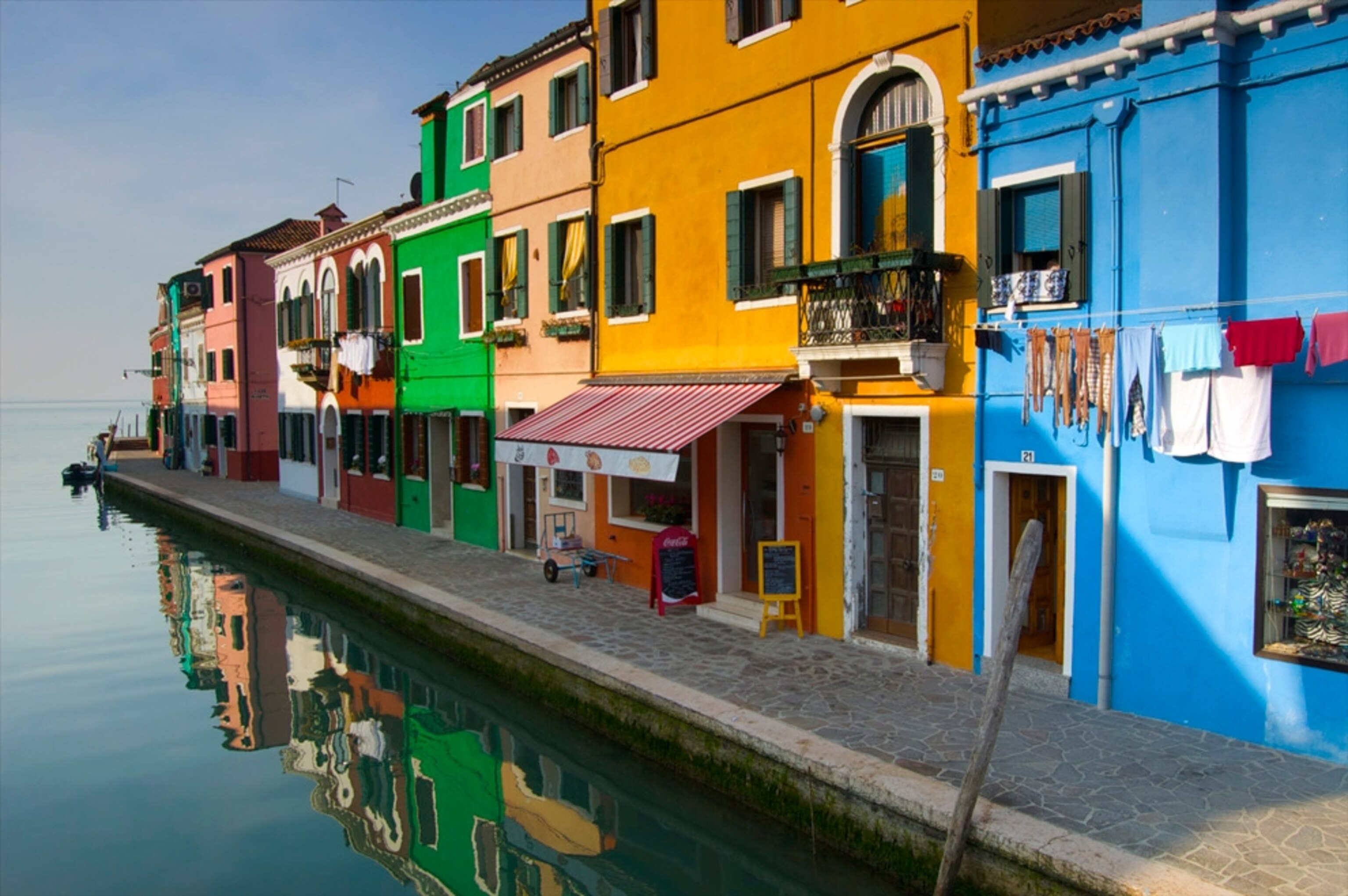 colorful buildings in Burano, Italy