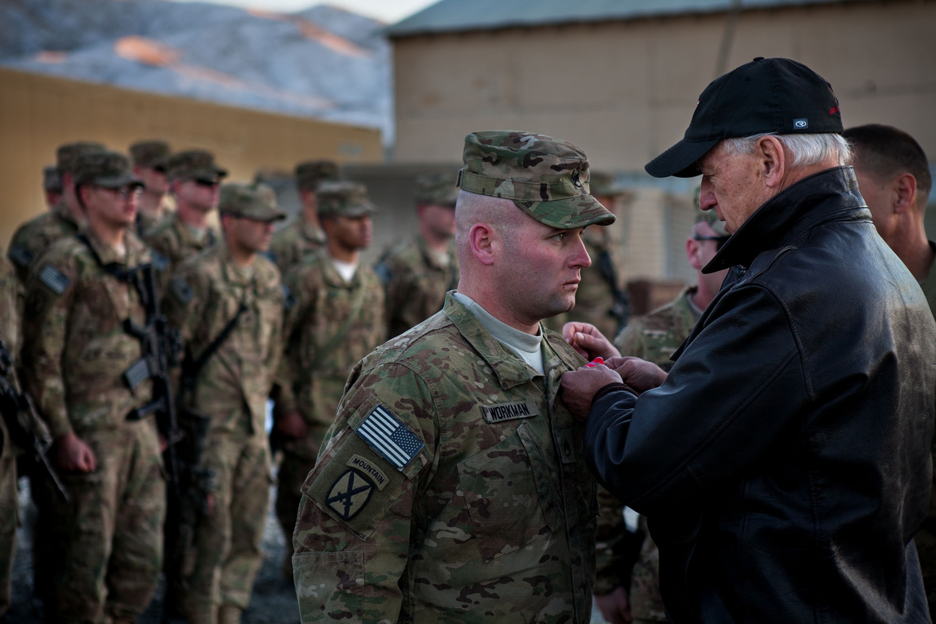 Vice President Joe Biden in Wardak Province, Afghanistan
