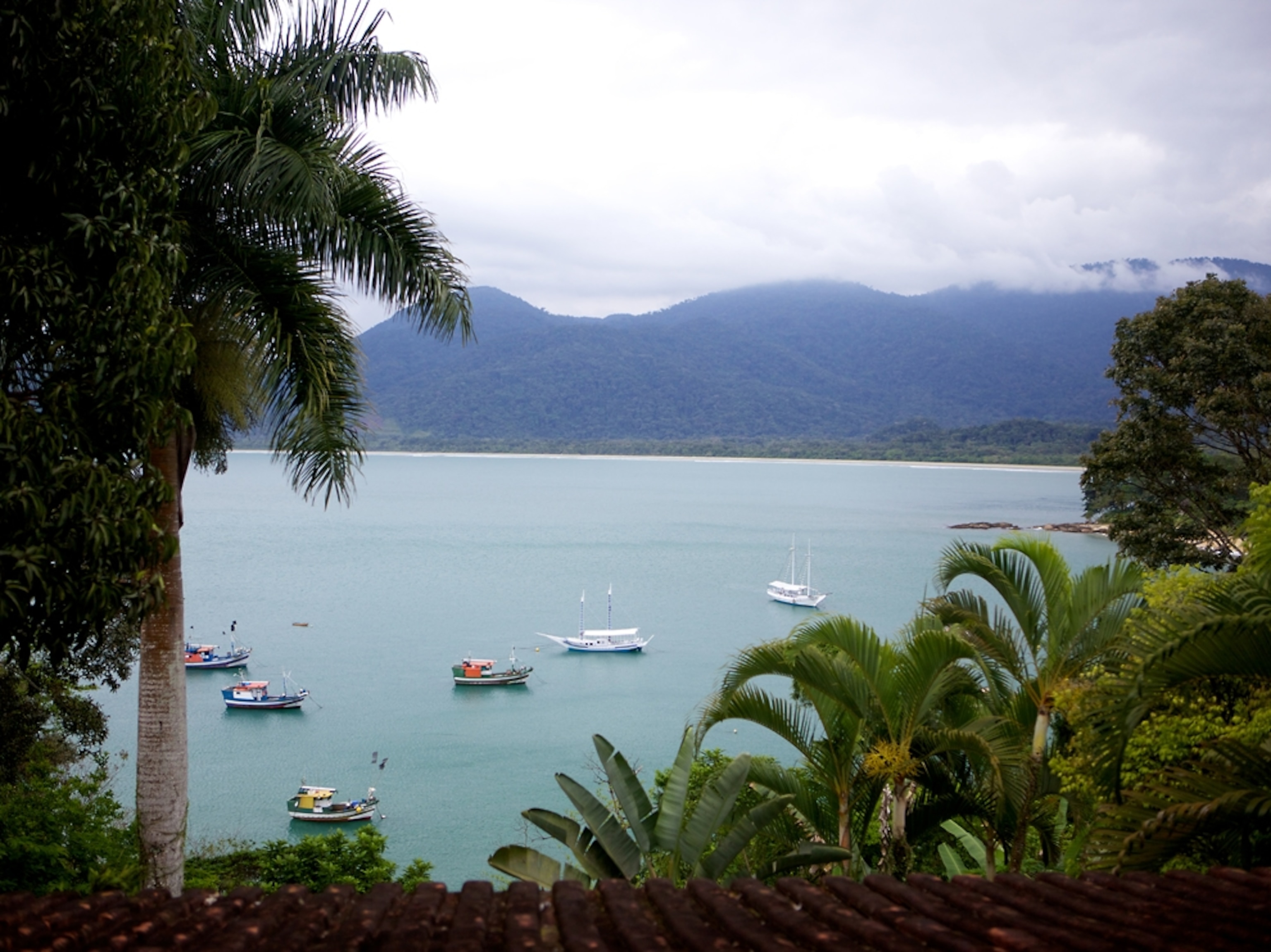 The bay at Pousada Pincinguaba